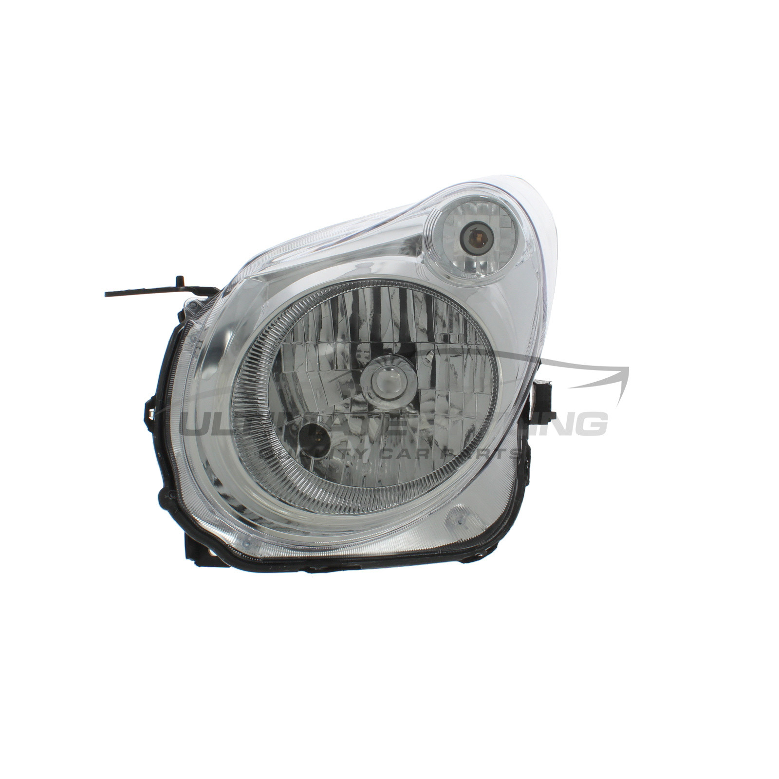 Suzuki Alto 2009-2015 Halogen, Electric Without Motor, Chrome Headlight / Headlamp Passengers Side (LH)