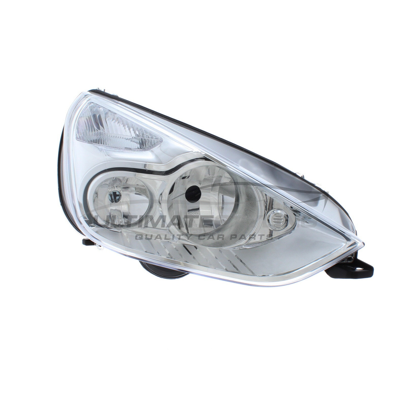 Ford Galaxy 2006-2015, S-MAX 2006-2015 Halogen, Electric With Motor, Chrome Headlight / Headlamp Drivers Side (RH)
