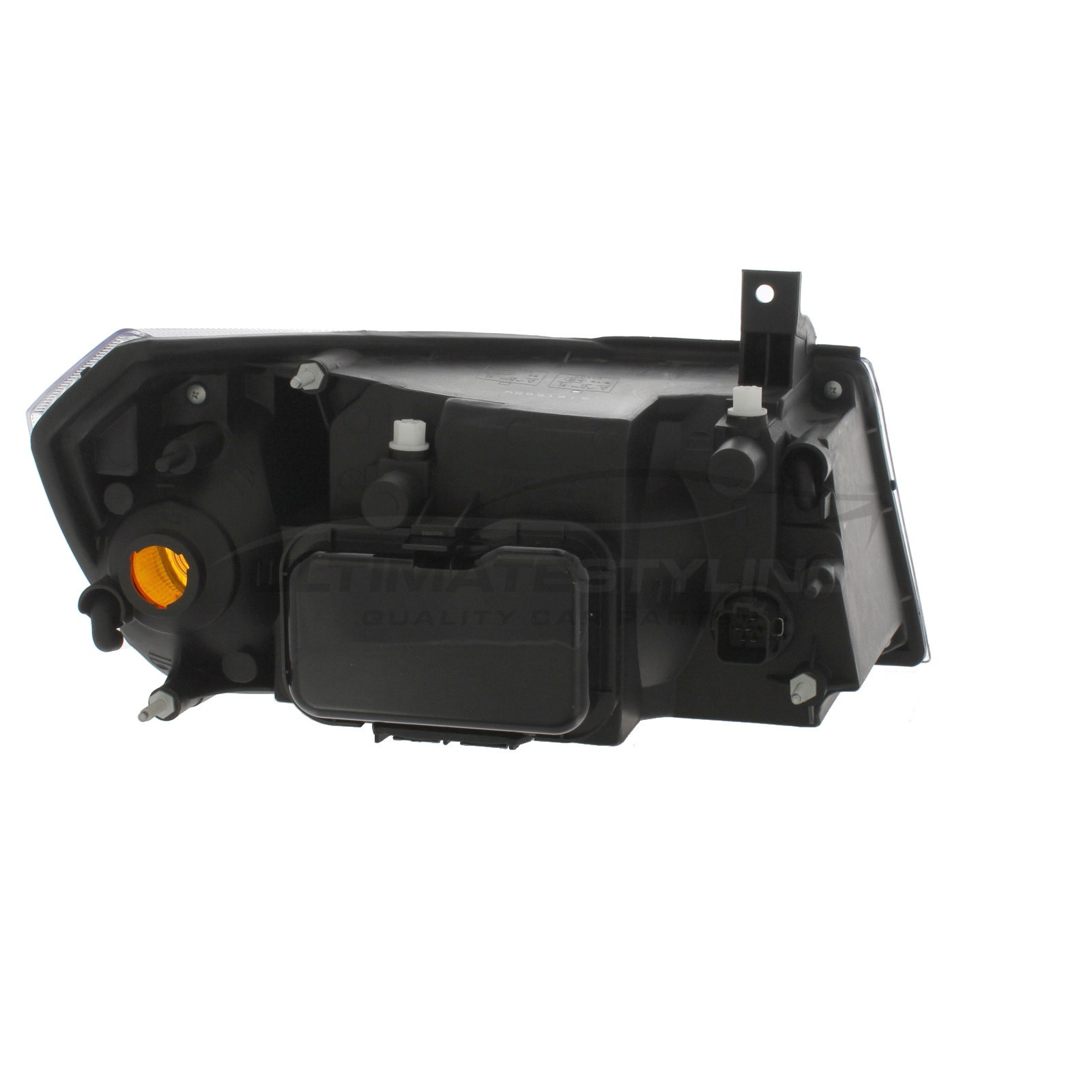 Ford Tourneo Transit 2000-2006, Transit 2000-2006 Halogen, Electric / Manual Without Motor, Black Headlight / Headlamp Passengers Side (LH)