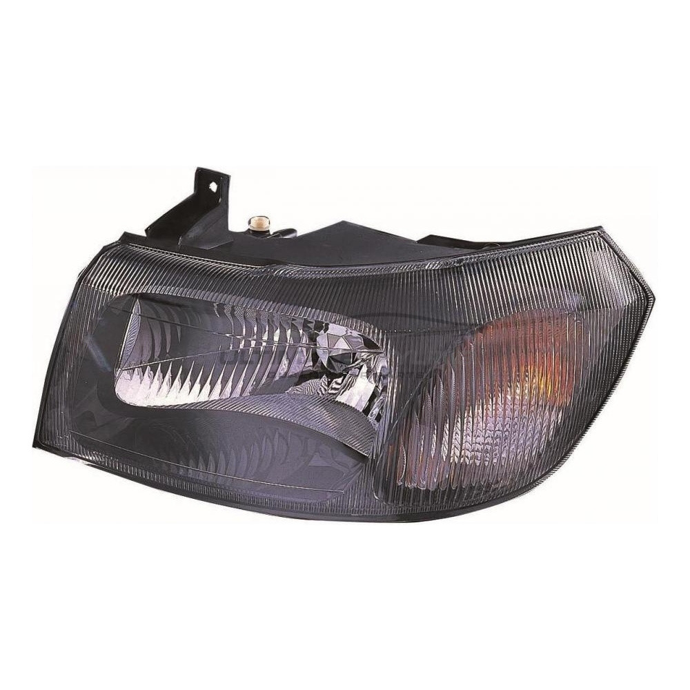 Ford Tourneo Transit 2000-2006, Transit 2000-2006 Halogen, Electric / Manual Without Motor, Black Headlight / Headlamp Passengers Side (LH)