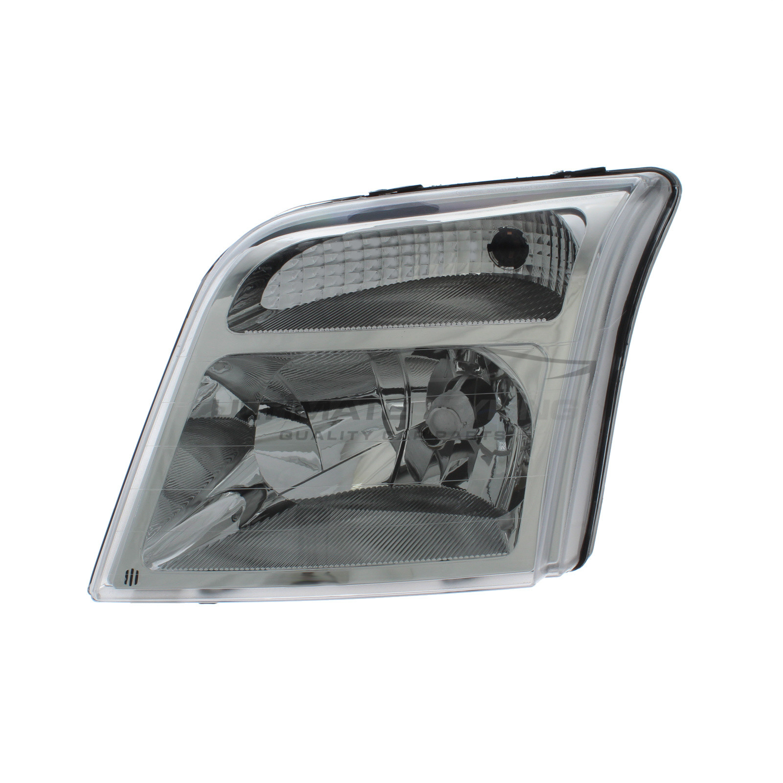 Ford Tourneo Connect 2002-2013, Transit Connect 2002-2013 Halogen, Electric With Motor, Chrome Headlight / Headlamp Passengers Side (LH)