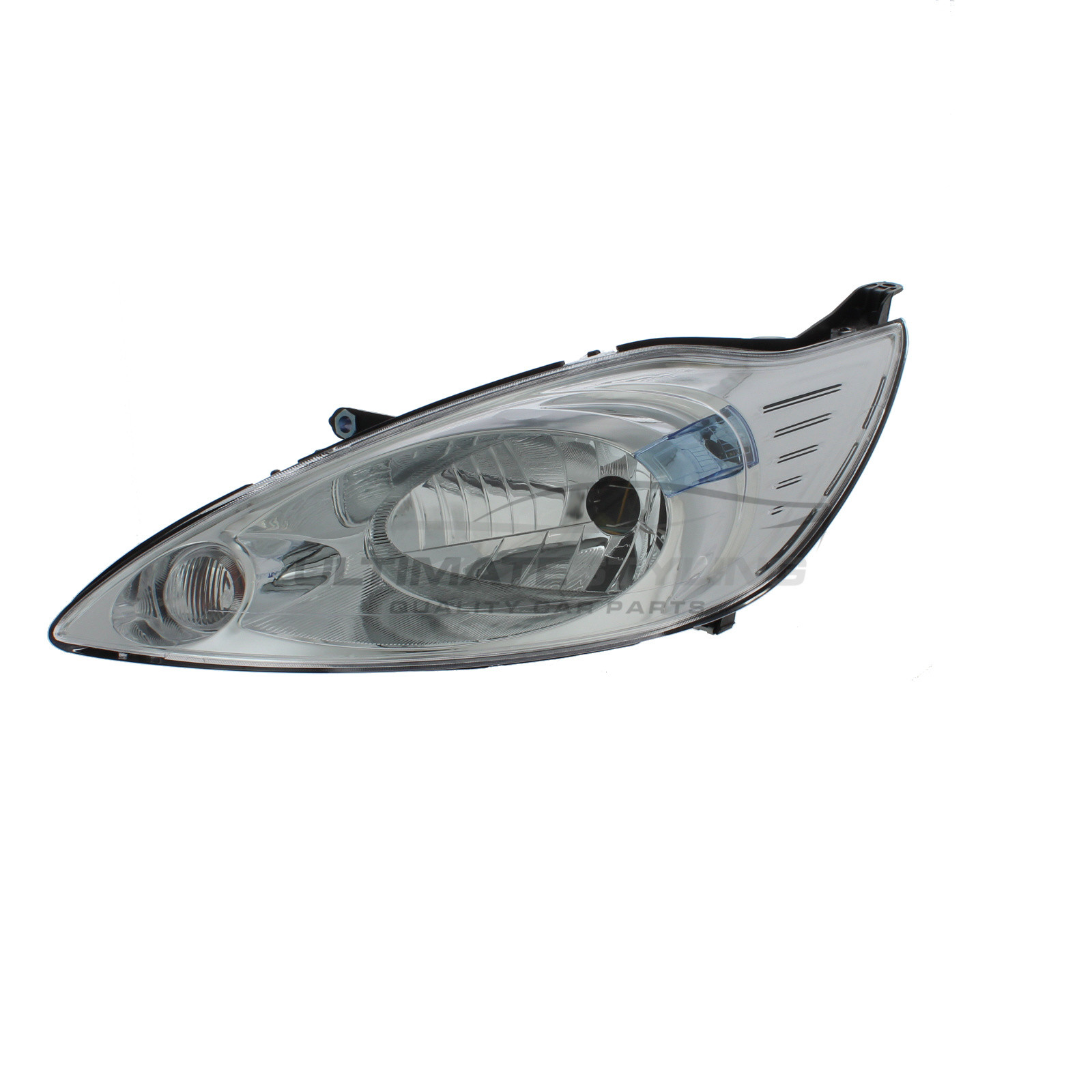 Ford Ka 2008-2017 Halogen, Electric With Motor, Chrome Headlight / Headlamp Passengers Side (LH)