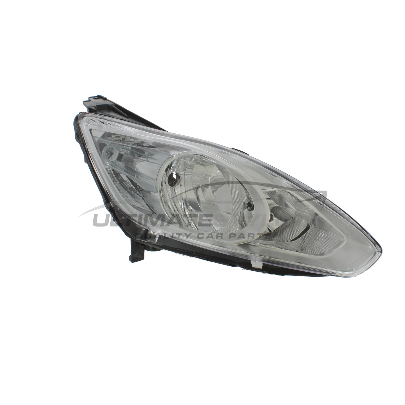 Ford C-MAX 2010-2015 Halogen, Electric With Motor, Chrome Headlight / Headlamp Drivers Side (RH)