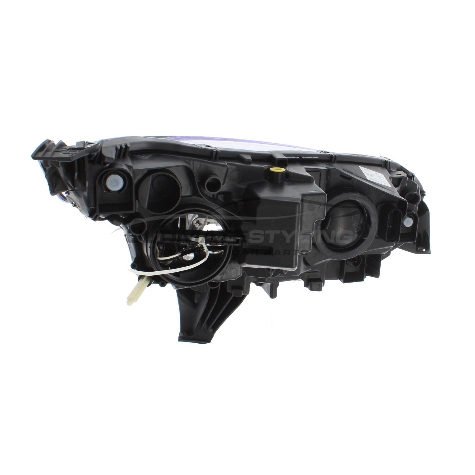 Ford Tourneo Connect, Transit Connect 2013-2018 Halogen, Electric With Motor, Black Headlight / Headlamp Including Clear Indicator Passengers Side (LH)