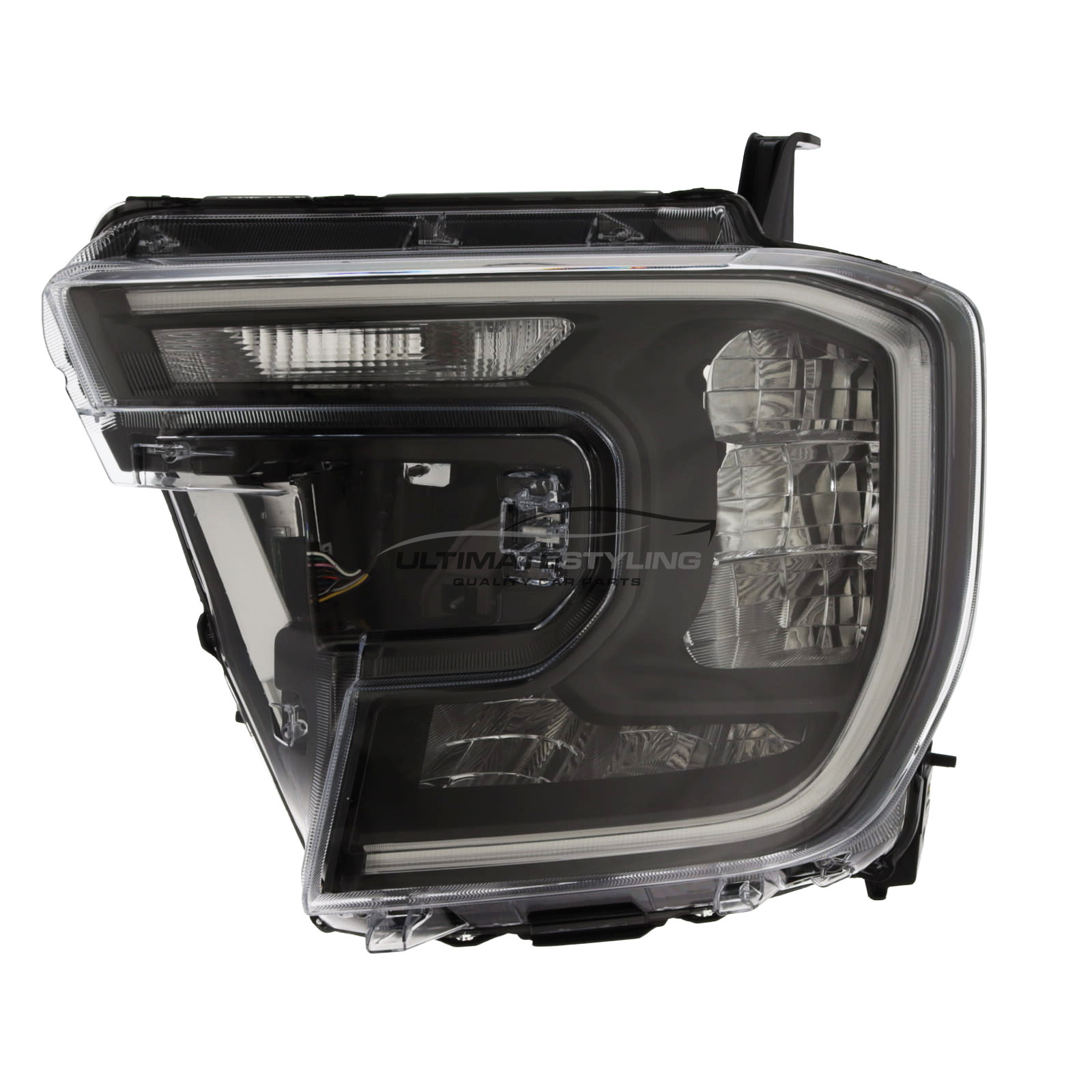 Ford Ranger P703 2022-> Headlight / Headlamp - C Shaped - LED Type - LED Daytime Running Lamp - Electric Motor Included - Passengers Side Nearside Left Hand
