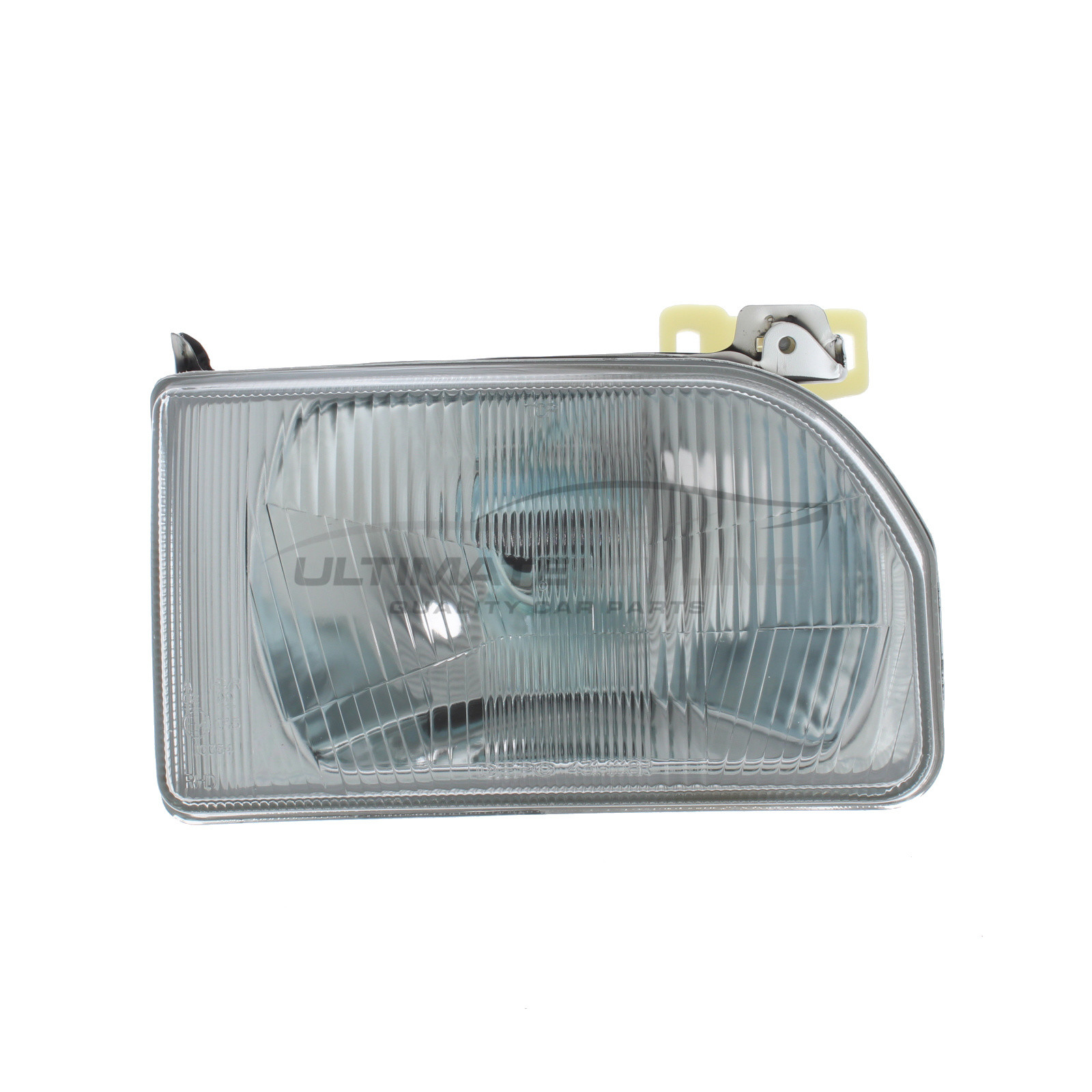 Ford Escort, Orion 1986-1990 Halogen, Manual Without Motor, Chrome Headlight / Headlamp Drivers Side (RH)