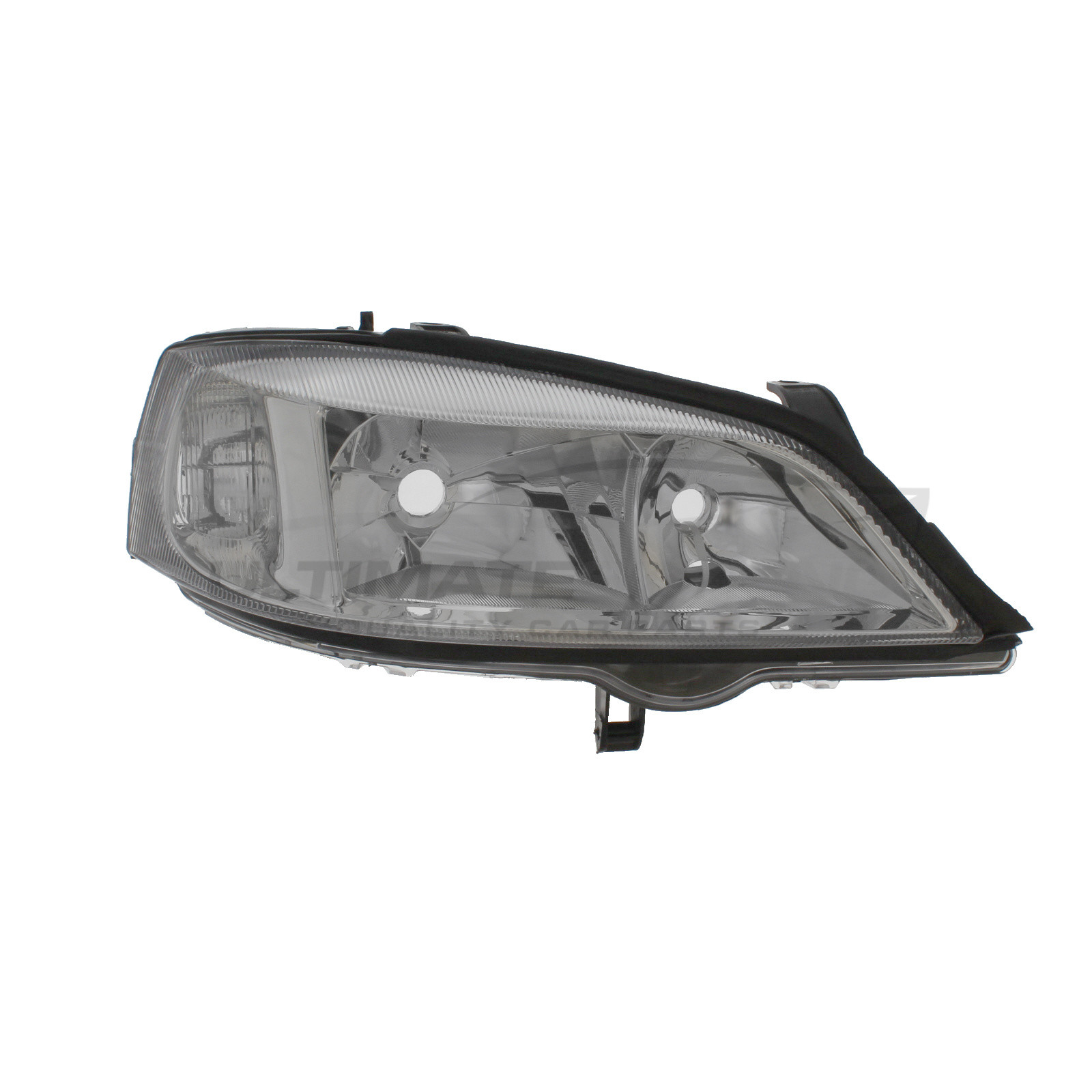 Vauxhall Astra G 1998-2004 Halogen, Electric Without Motor, Headlight / Headlamp with Chrome Surround Drivers Side (RH)