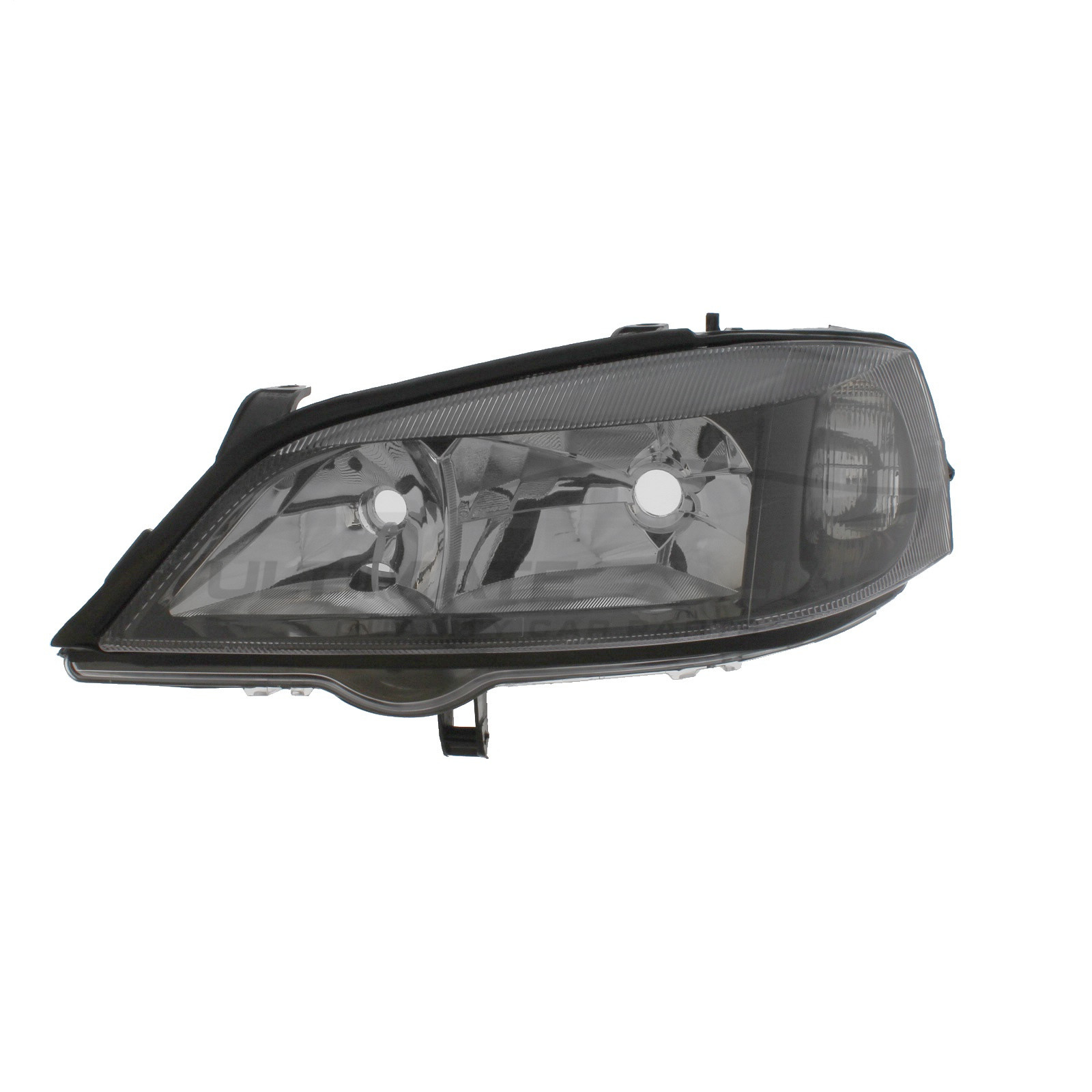 Vauxhall Astra G 1998-2004 Halogen, Electric Without Motor, Headlight / Headlamp with Black Surround Passengers Side (LH)