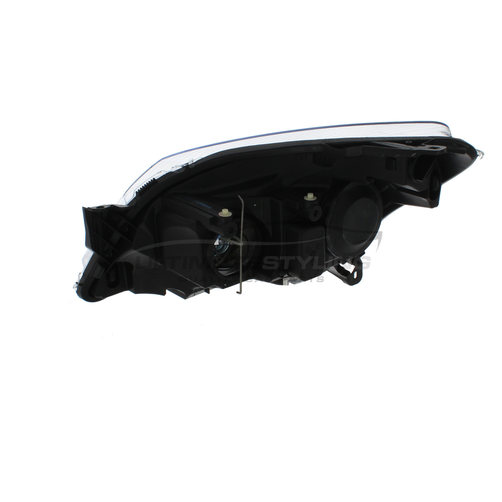 Vauxhall Astra H 2007-2011 Halogen, Electric With Motor, Chrome Headlight / Headlamp Drivers Side (RH)