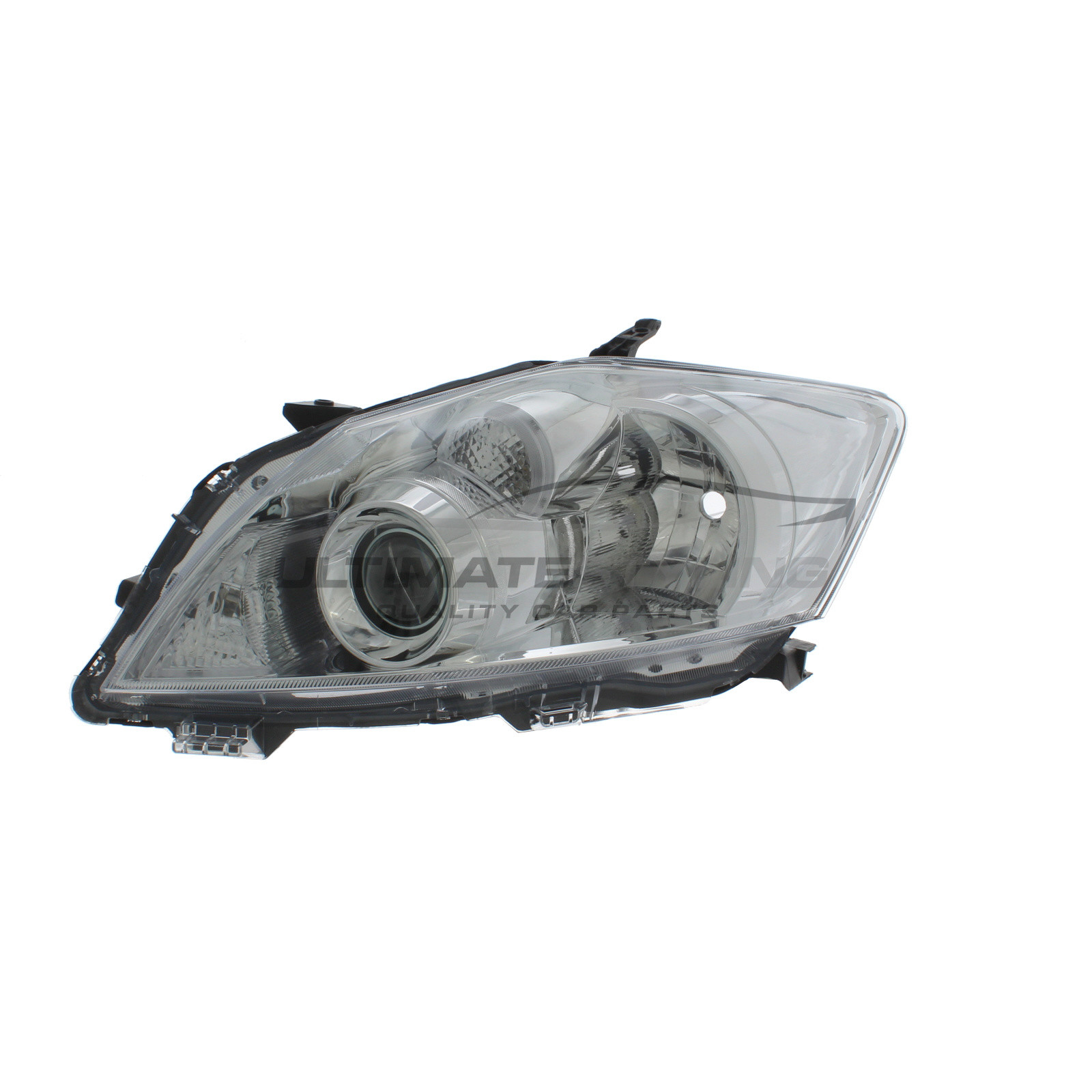 Toyota Auris 2010-2013 Halogen, Electric Without Motor, Chrome Headlight / Headlamp Passengers Side (LH)