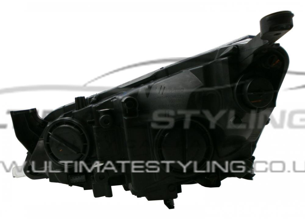 Vauxhall Astra J 2009-2012 Halogen, Electric With Motor, Chrome Headlight / Headlamp Drivers Side (RH)