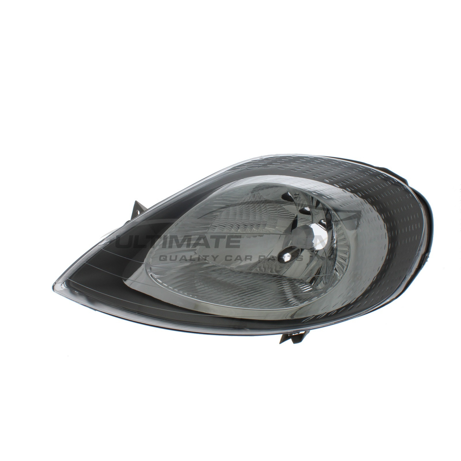 Nissan Primastar 2001-2006, Renault Trafic 2001-2006, Vauxhall Vivaro 2001-2006 Halogen, Electric Without Motor, Chrome Headlight / Headlamp with Black Surround Passengers Side (LH)