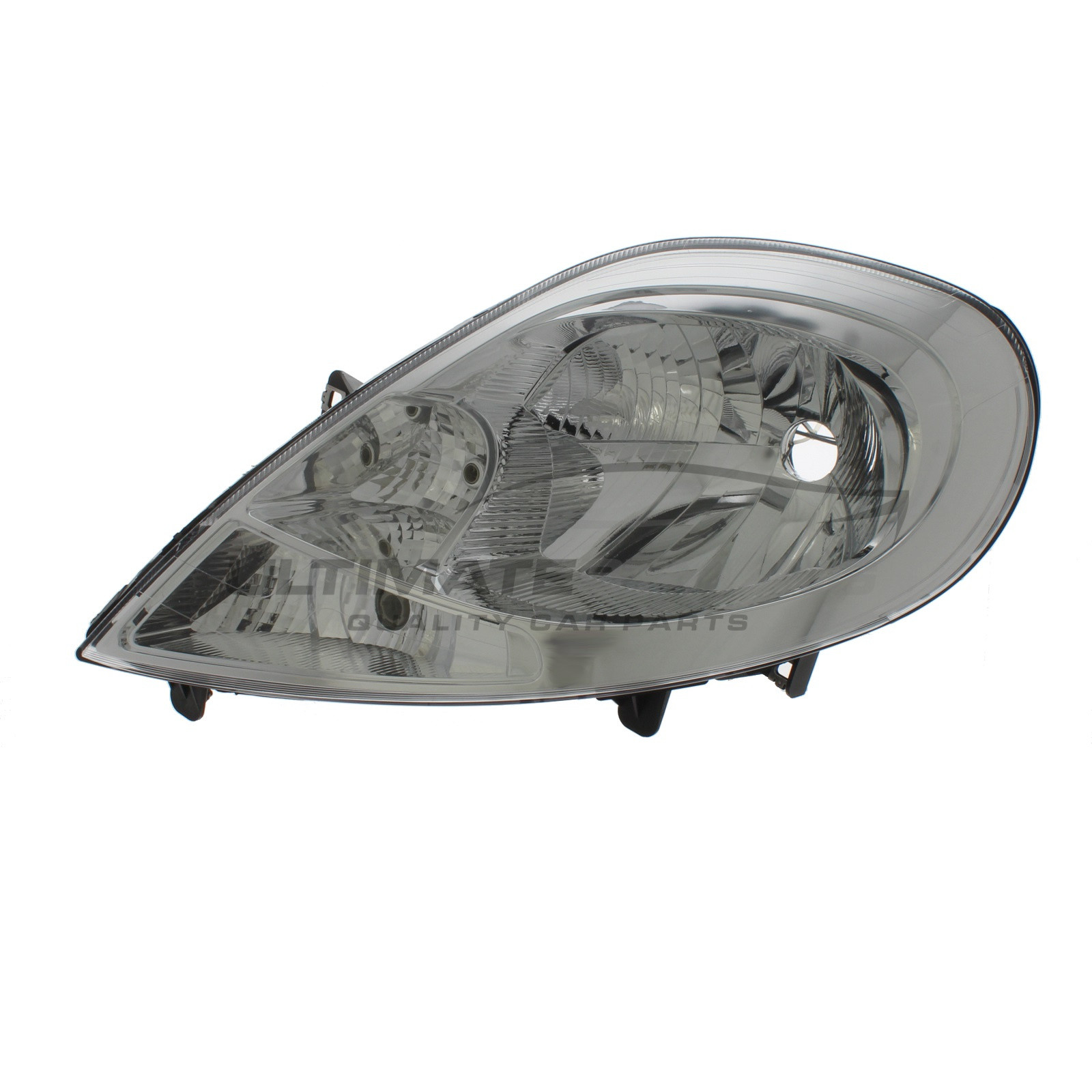 Nissan Primastar 2006-2014, Renault Trafic 2006-2014, Vauxhall Vivaro 2006-2014 Halogen, Electric Without Motor, Chrome Headlight / Headlamp Including Clear Indicator Passengers Side (LH)