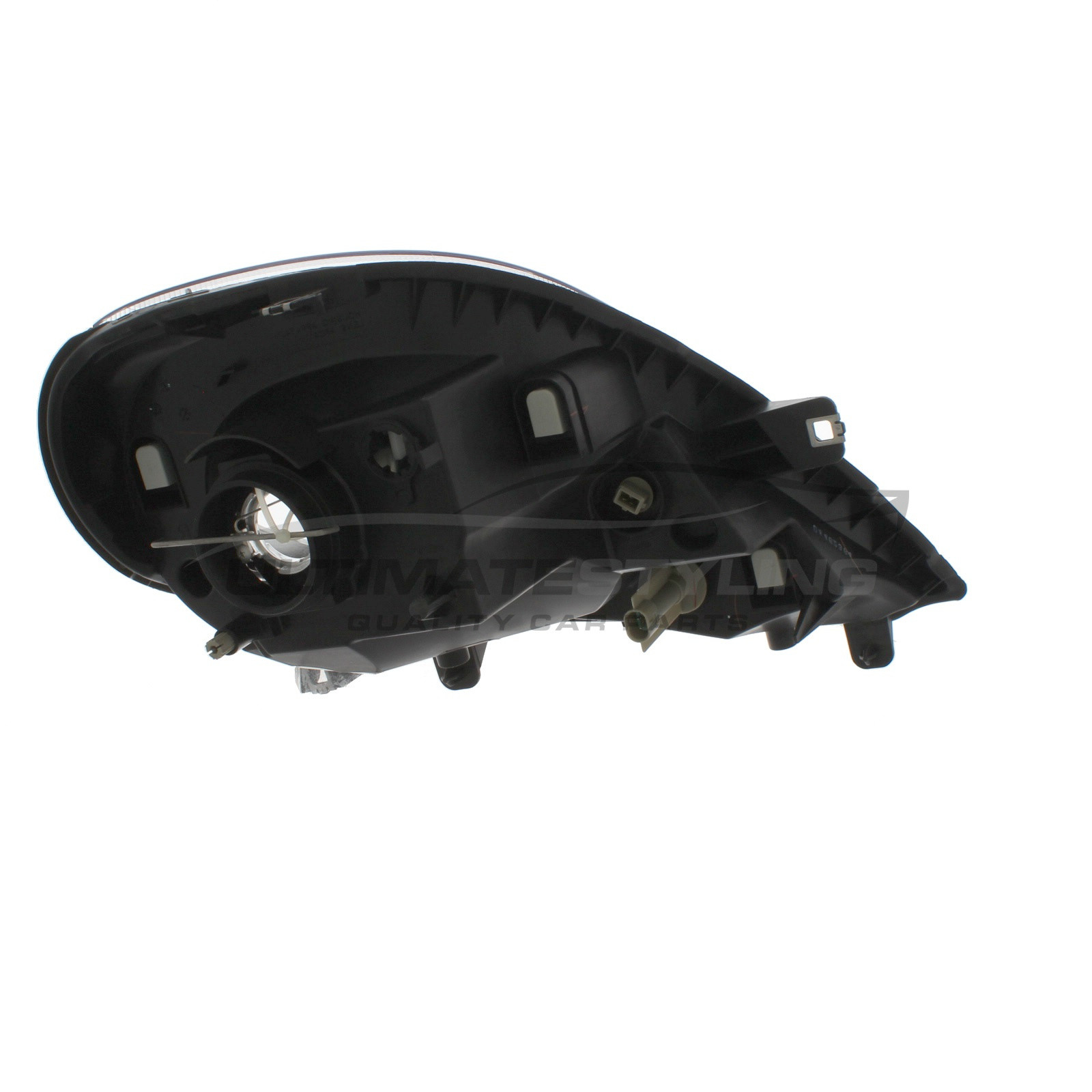 Nissan Primastar 2006-2014, Renault Trafic 2006-2014, Vauxhall Vivaro 2006-2014 Halogen, Electric Without Motor, Chrome Headlight / Headlamp Including Clear Indicator Passengers Side (LH)