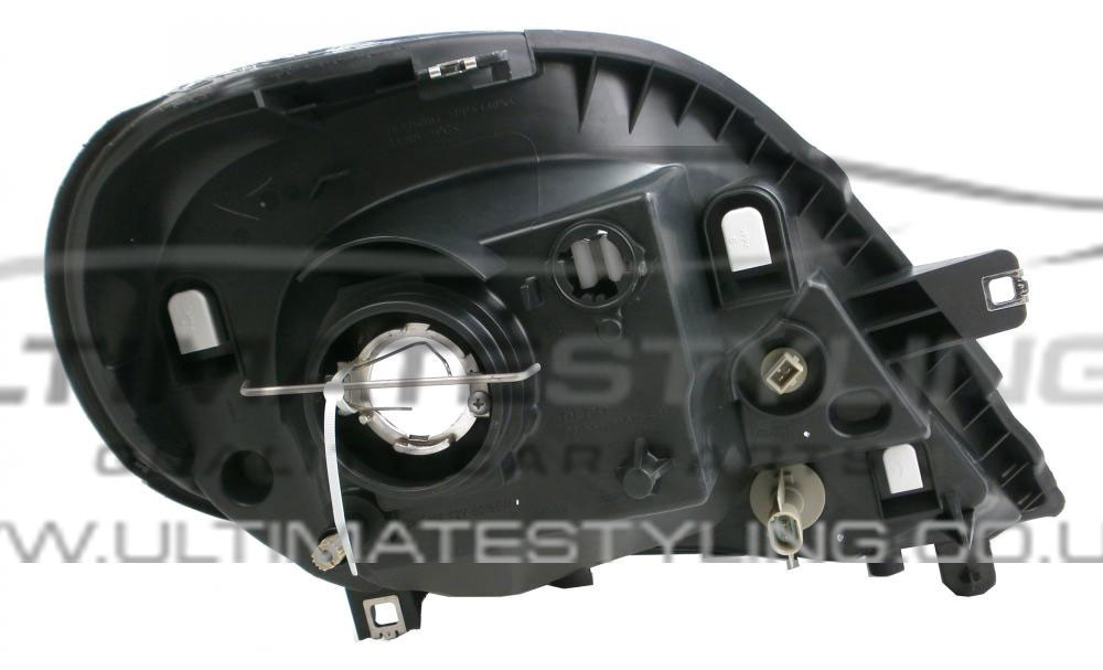 Nissan Primastar 2006-2014, Renault Trafic 2006-2014, Vauxhall Vivaro 2006-2014 Halogen, Electric Without Motor, Chrome Headlight / Headlamp Including Clear Indicator Passengers Side (LH)