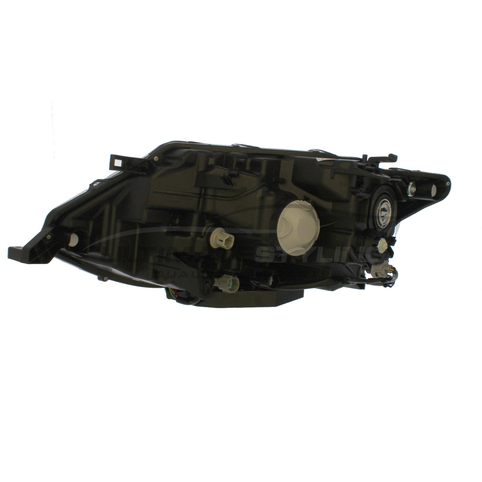 Nissan X-Trail 2017-> Halogen With LED Daytime Running Lamp, Electric With Motor, Chrome Headlight / Headlamp Drivers Side (RH)