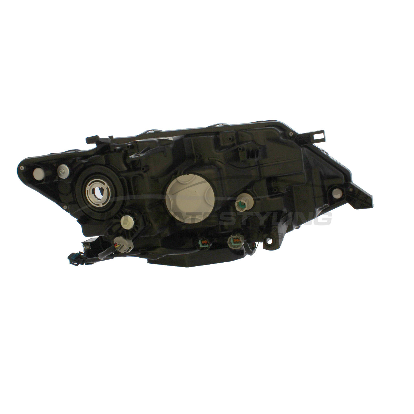 Nissan X-Trail 2017-> Halogen With LED Daytime Running Lamp, Electric With Motor, Chrome Headlight / Headlamp Passengers Side (LH)