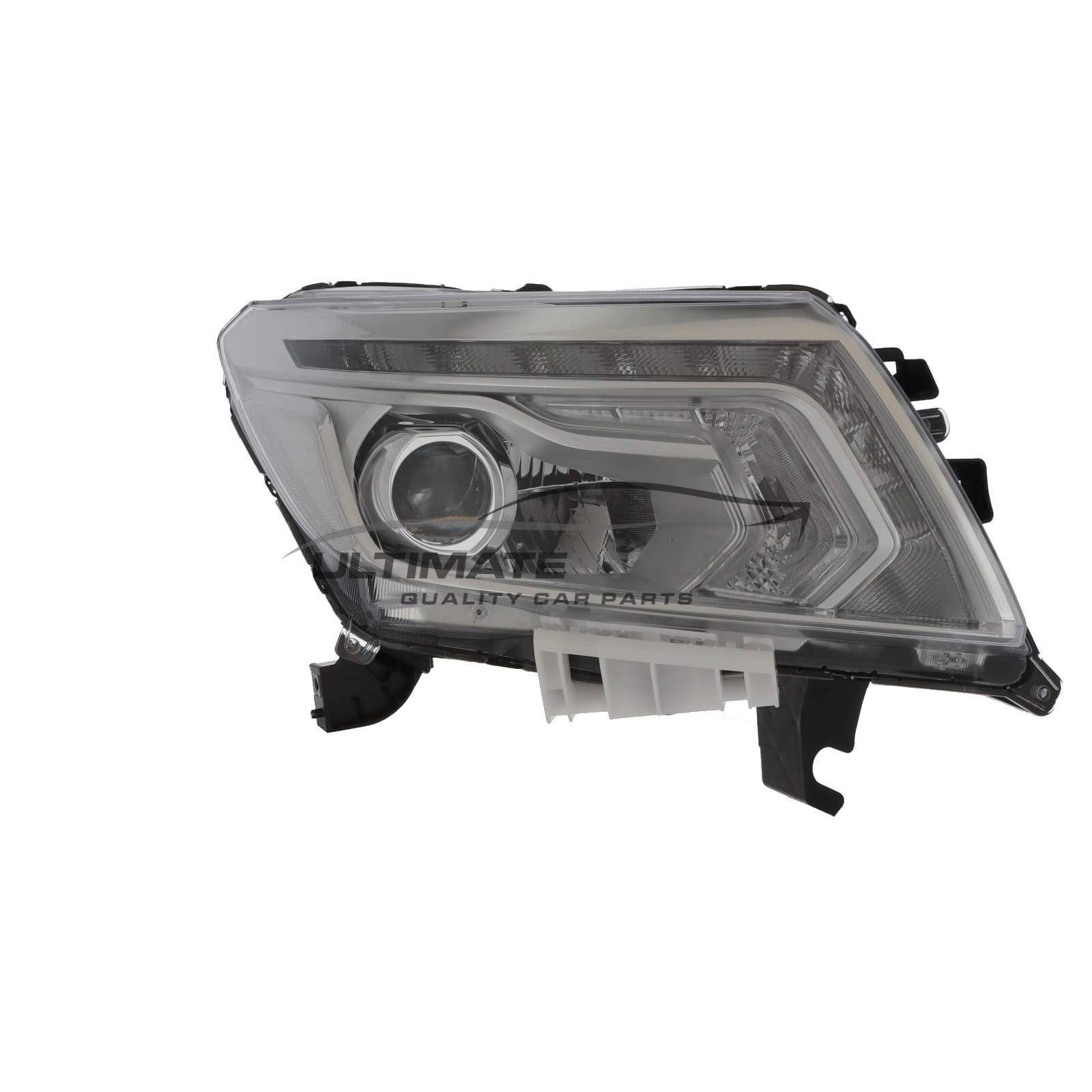 Nissan Navara / NP300 Navara Headlight / Headlamp - Drivers Side (RH) - LED With LED Daytime Running Lamp