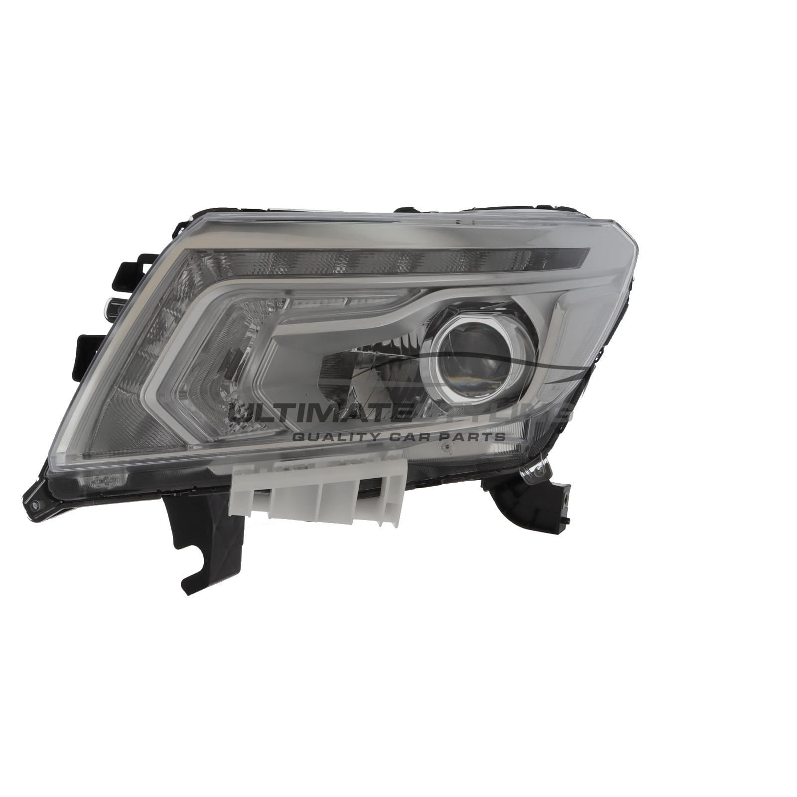 Nissan Navara / NP300 Navara Headlight / Headlamp - Passenger Side (LH) - LED With LED Daytime Running Lamp