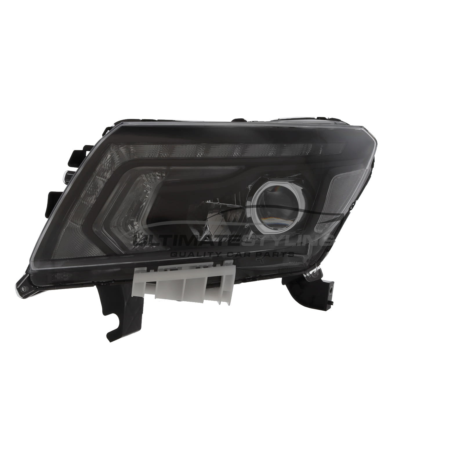 Nissan Navara Headlight / Headlamp - Passenger Side (LH) - LED With LED Daytime Running Lamp