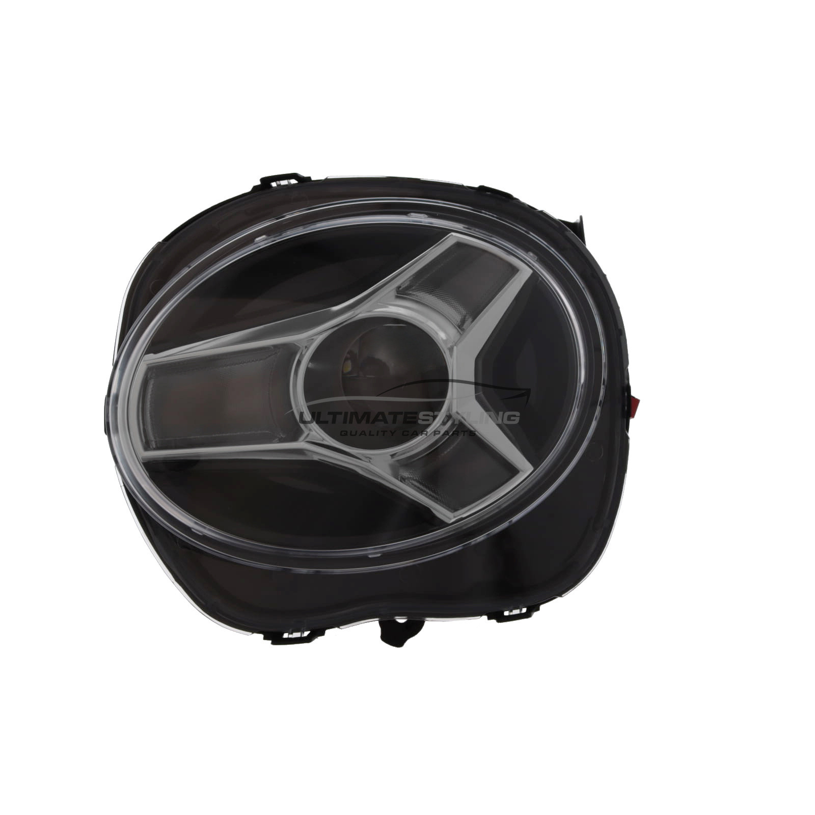 Nissan Juke 2019-> - Full LED Type Headlight / Headlamp - Black Inner - Electric Load Level Motor - Includes LED Bulbs - Passenger Side Left Hand