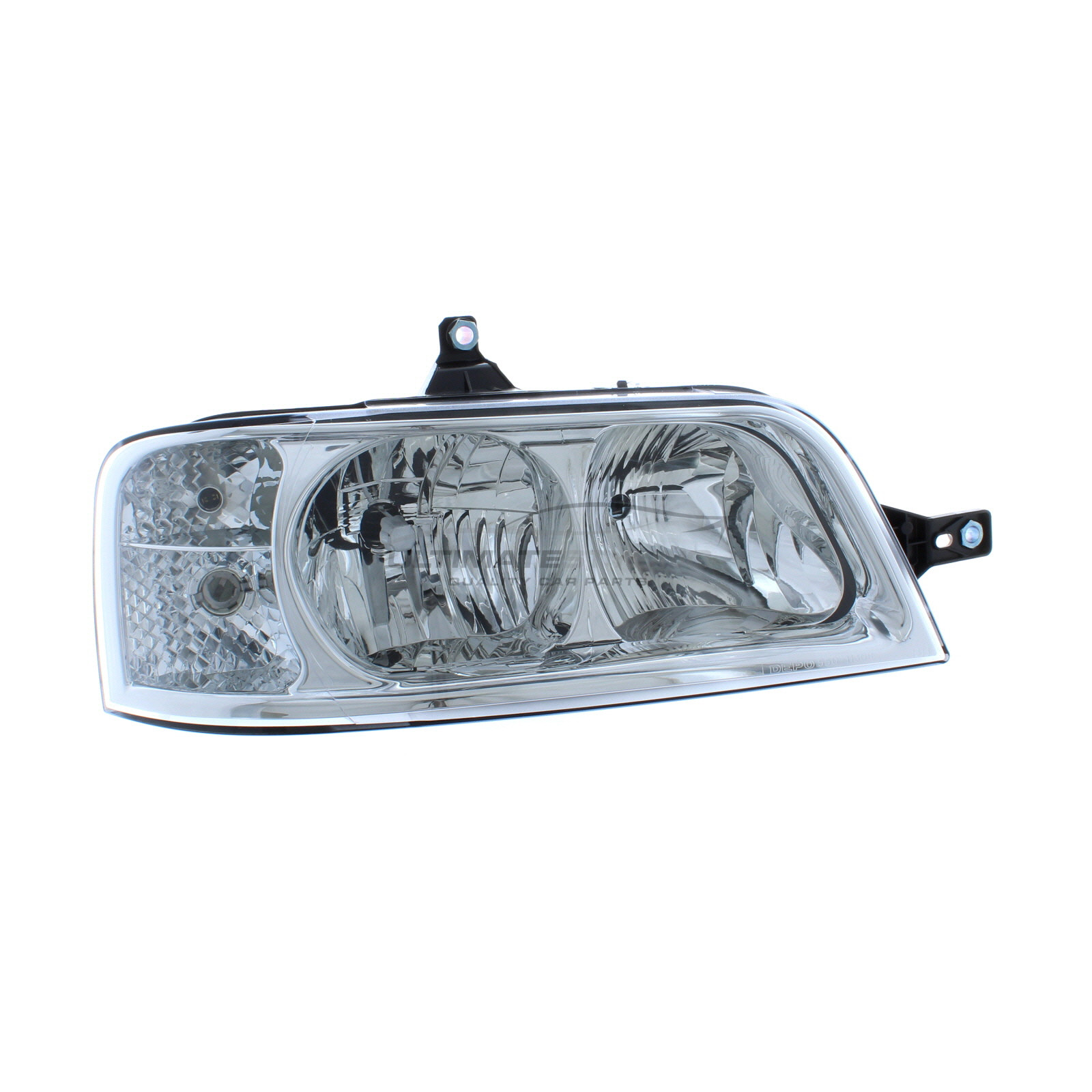 Citroen Relay 2002-2006, Fiat Ducato 2002-2006, Peugeot Boxer 2002-2006 Halogen, Electric Without Motor, Chrome Headlight / Headlamp Drivers Side (RH)