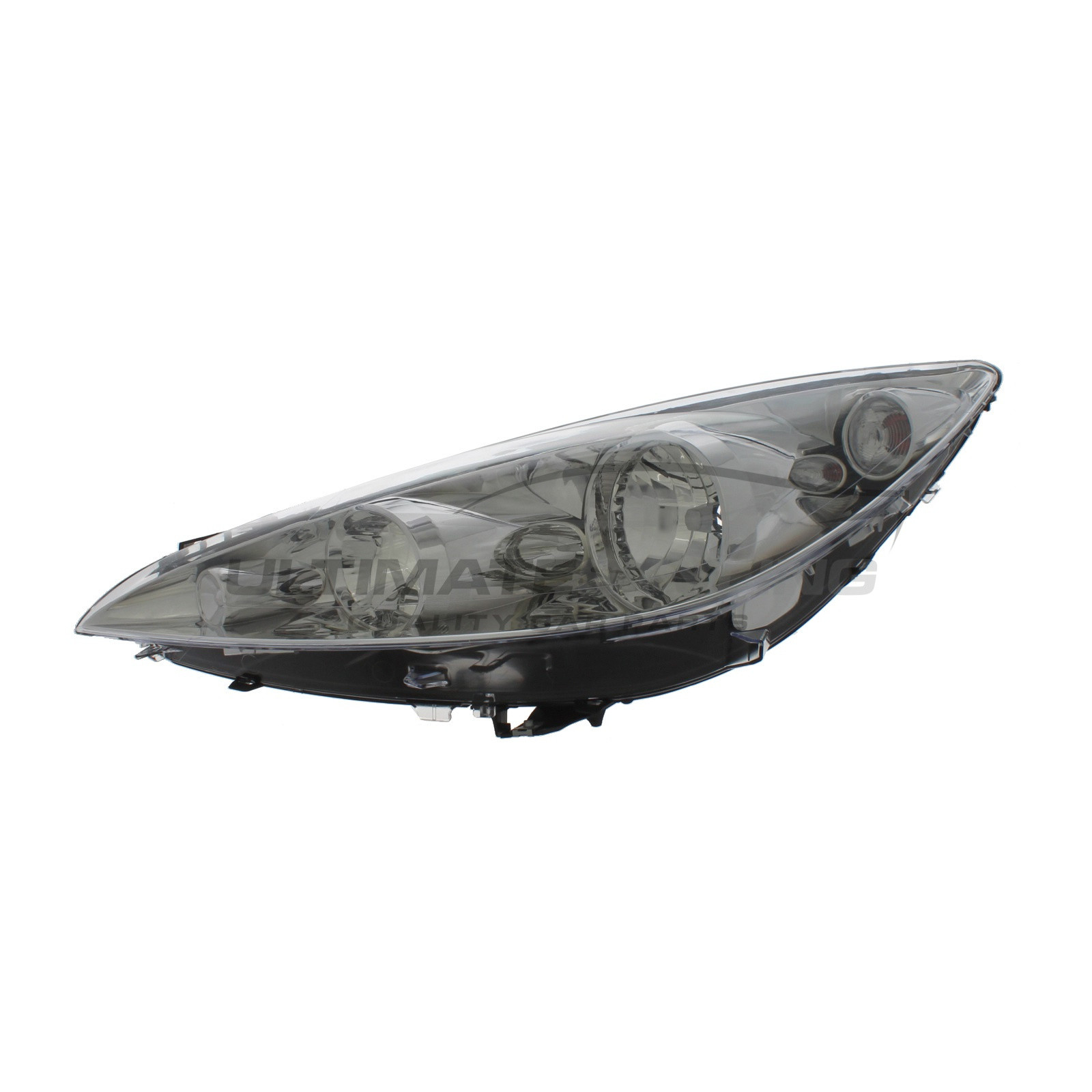 Peugeot 308 2007-2011, RCZ 2010-2013 Halogen, Electric With Motor, Chrome Headlight / Headlamp Passengers Side (LH)