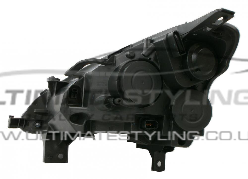 Peugeot Partner 2012-2015 Halogen, Electric With Motor, Chrome Headlight / Headlamp Including Clear Indicator Drivers Side (RH)