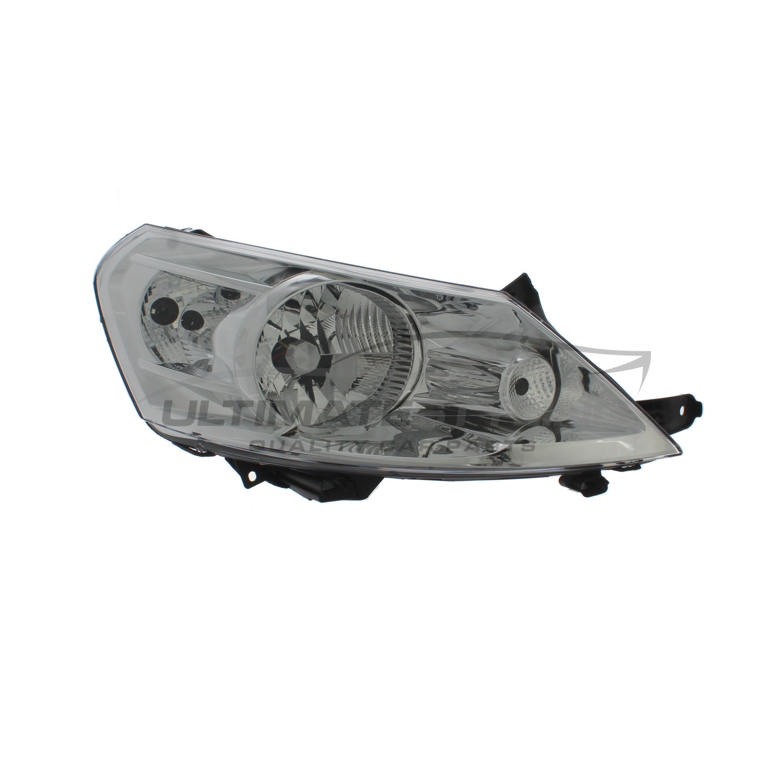 Citroen Dispatch 2007-2016, Fiat Scudo 2007-2016, Peugeot Expert 2007-2016, Toyota Proace 2013-2016 Halogen, Electric With Motor, Chrome Headlight / Headlamp Drivers Side (RH)