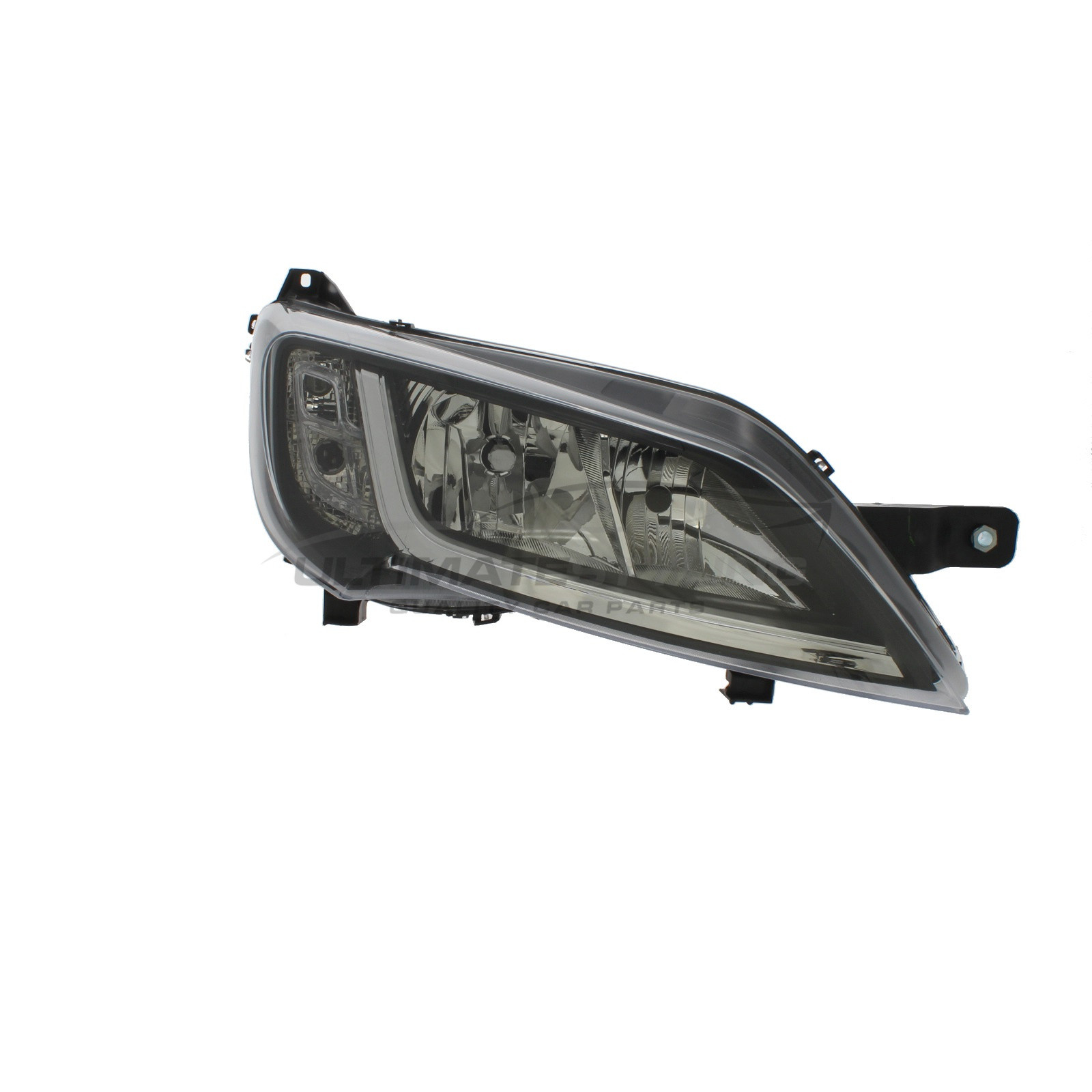 Peugeot Boxer 2014-> Halogen, Electric With Motor, Chrome Headlight / Headlamp Drivers Side (RH)