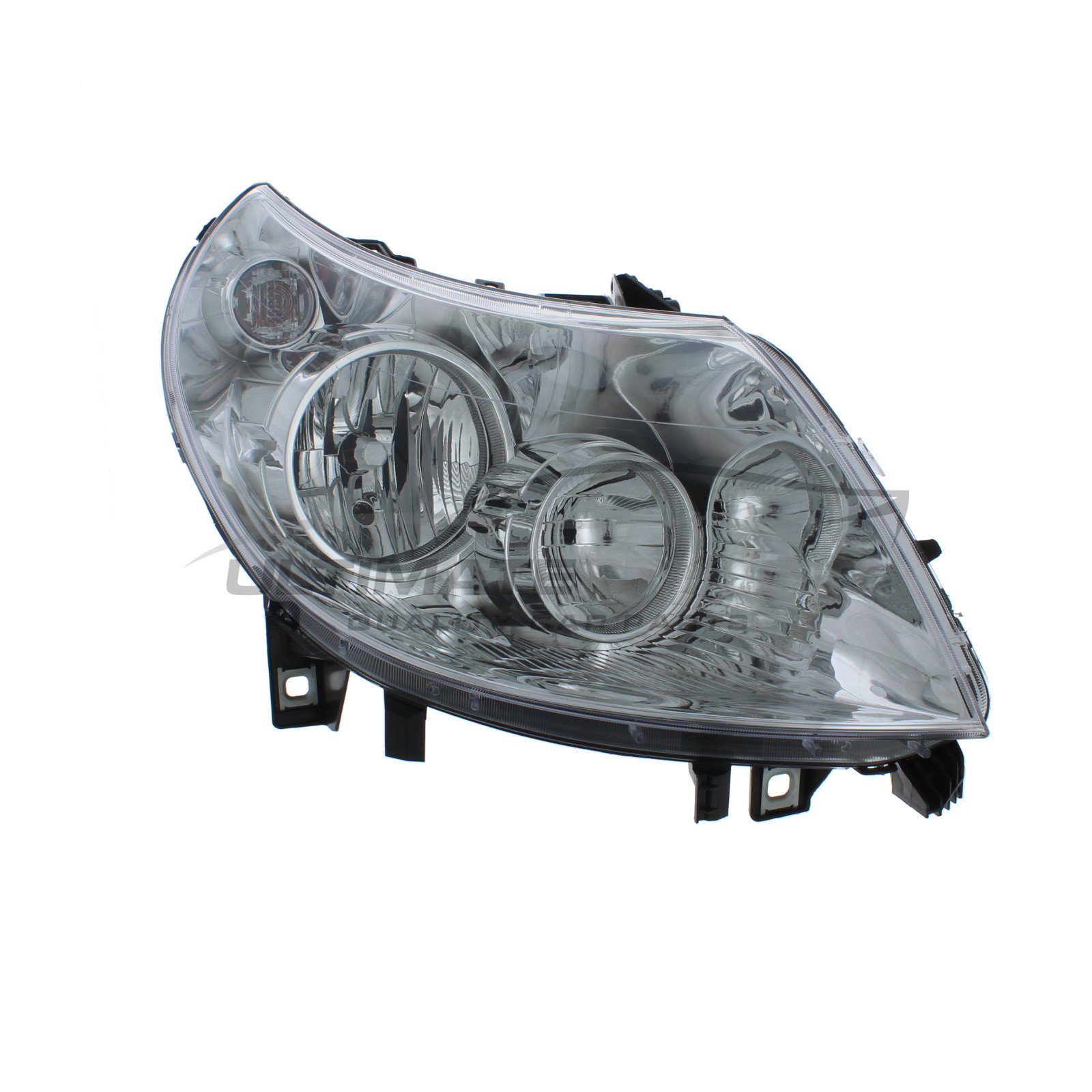 Citroen Relay 2011-2014, Fiat Ducato 2011-2014, Peugeot Boxer 2011-2014 Halogen, Electric With Motor, Chrome Headlight / Headlamp Drivers Side (RH)