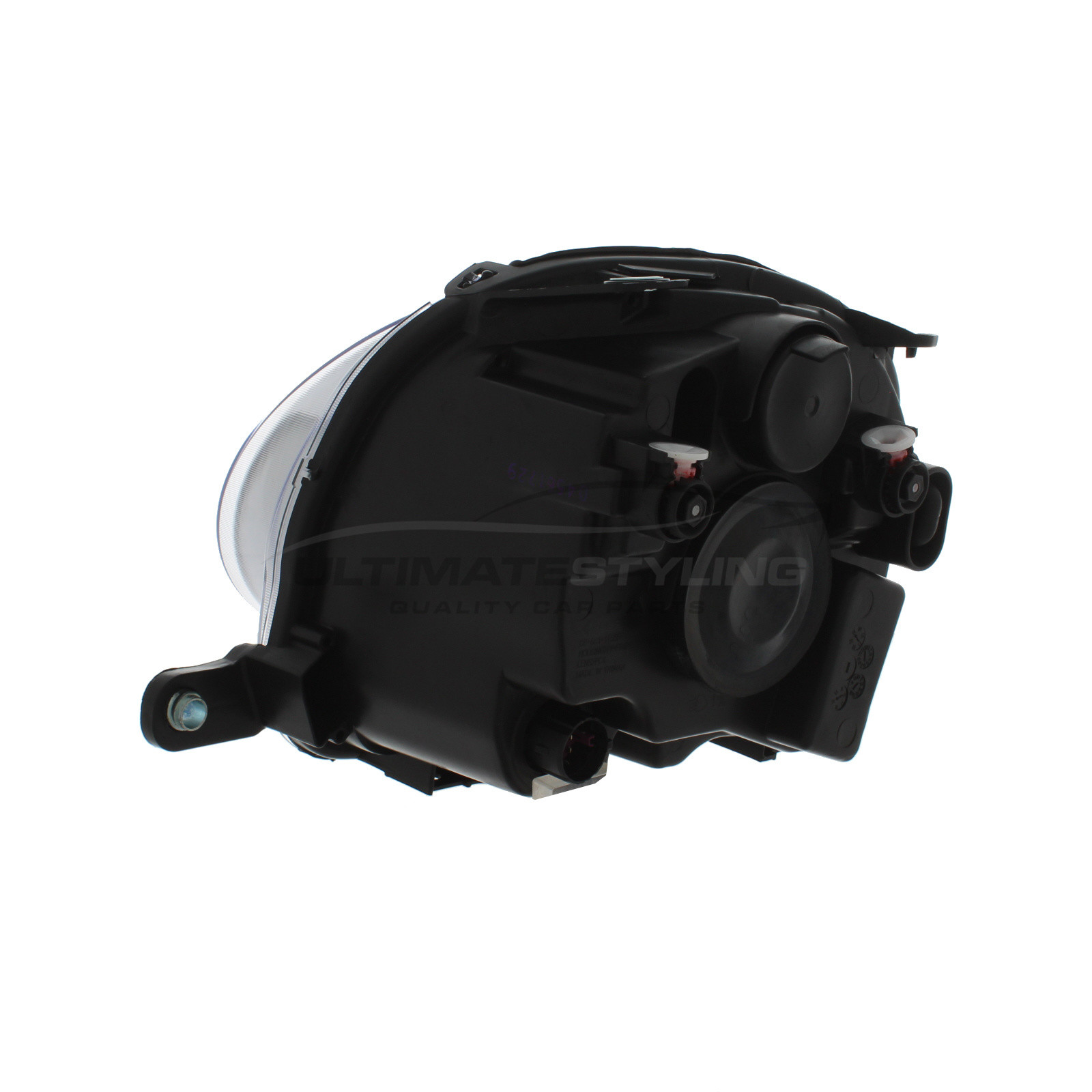 Abarth 500, 595, 695 2015-2016, Fiat 500 2008-2015 Halogen, Electric With Motor, Chrome Headlight / Headlamp (Dipped Beam) Drivers Side (RH)