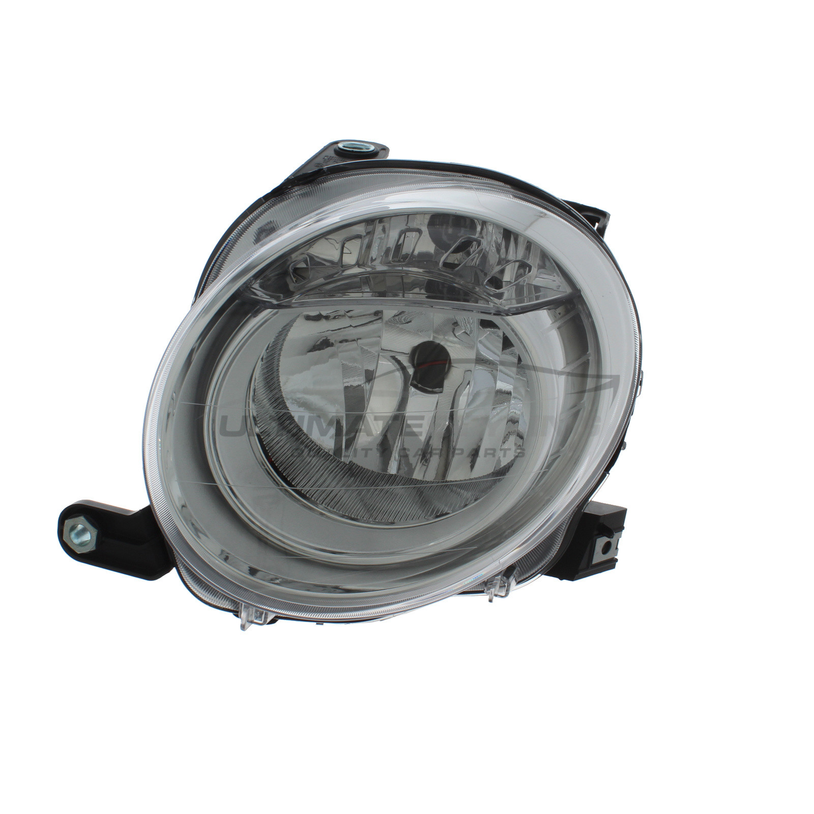 thumbnail image 2 of Complete Headlight Assembly Pair For Abarth 500 (2008-2015) – Chrome Inner, Halogen Dipped Beam 2 of 4