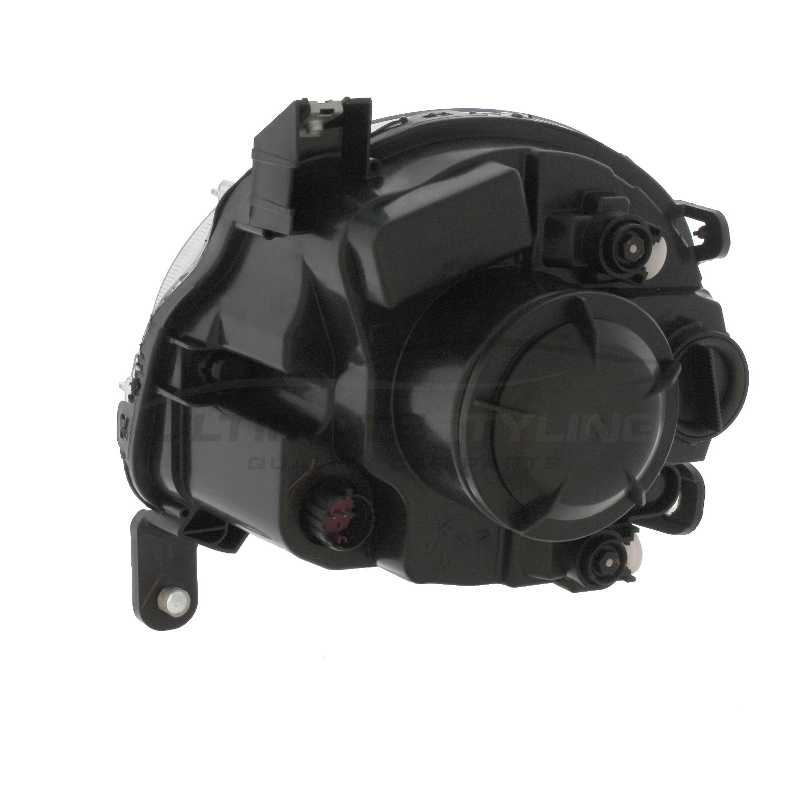 Abarth 500, 595, 695 2016->, Fiat 500 2015-> Halogen, Electric With Motor, Black Headlight / Headlamp (Dipped Beam) Passengers Side (LH)