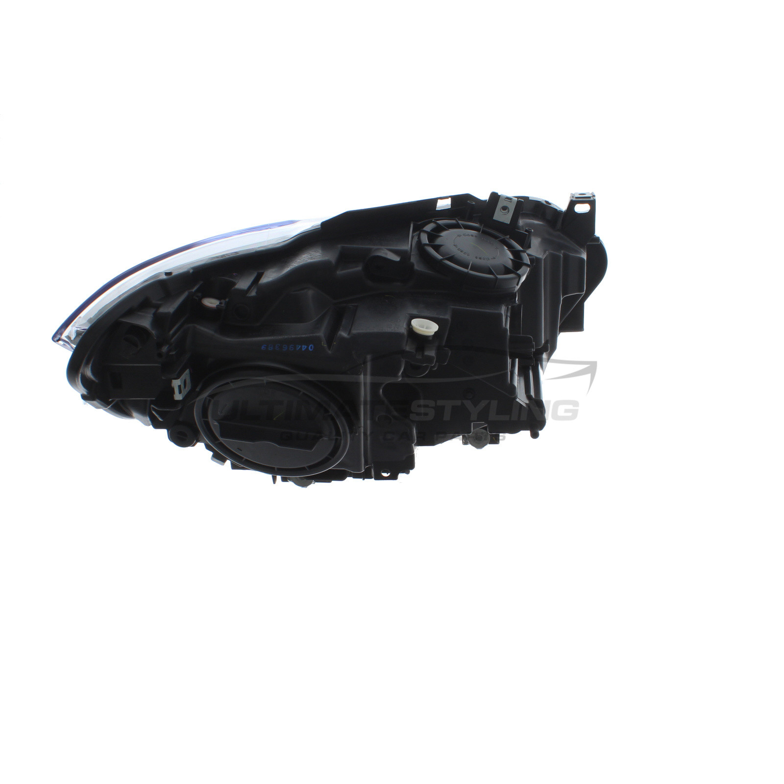 BMW 1 Series 2012-2015 Halogen, Electric With Motor, Black Headlight /  Headlamp Including Clear Indicator Passengers Side (LH)