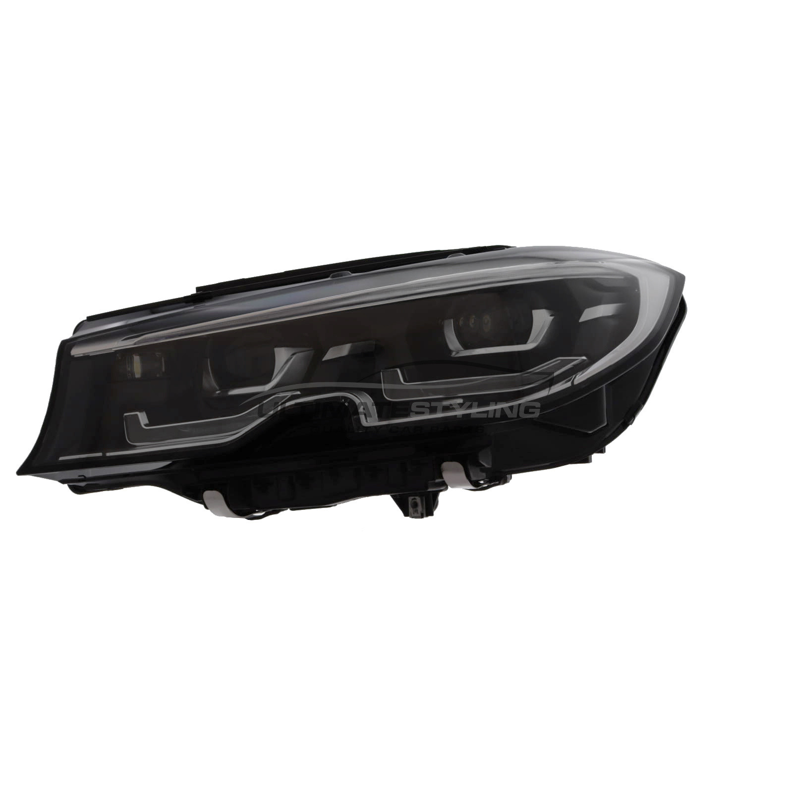 BMW 3 Series G20 Saloon / G21 Estate 2019-2022 / G30 M3 Saloon 2020-2022 - Full LED Adaptive Headlight / Headlamp - With AFS Cornering - Daytime Running Lamp - Black Inner - Passenger Side Left Hand