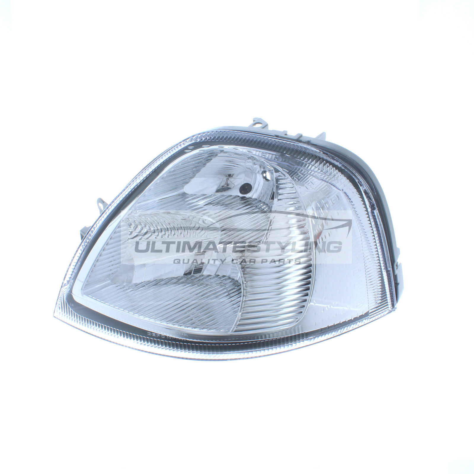 Nissan Interstar 2003-2011, Renault Master 2003-2010, Vauxhall Movano 2003-2010 Halogen, Electric With Motor, Chrome Headlight / Headlamp Passengers Side (LH)