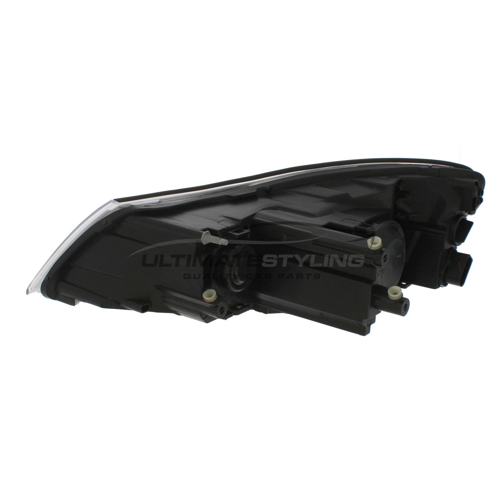 Skoda Octavia 2009-2013 Halogen, Electric With Motor, Chrome Headlight / Headlamp Drivers Side (RH)