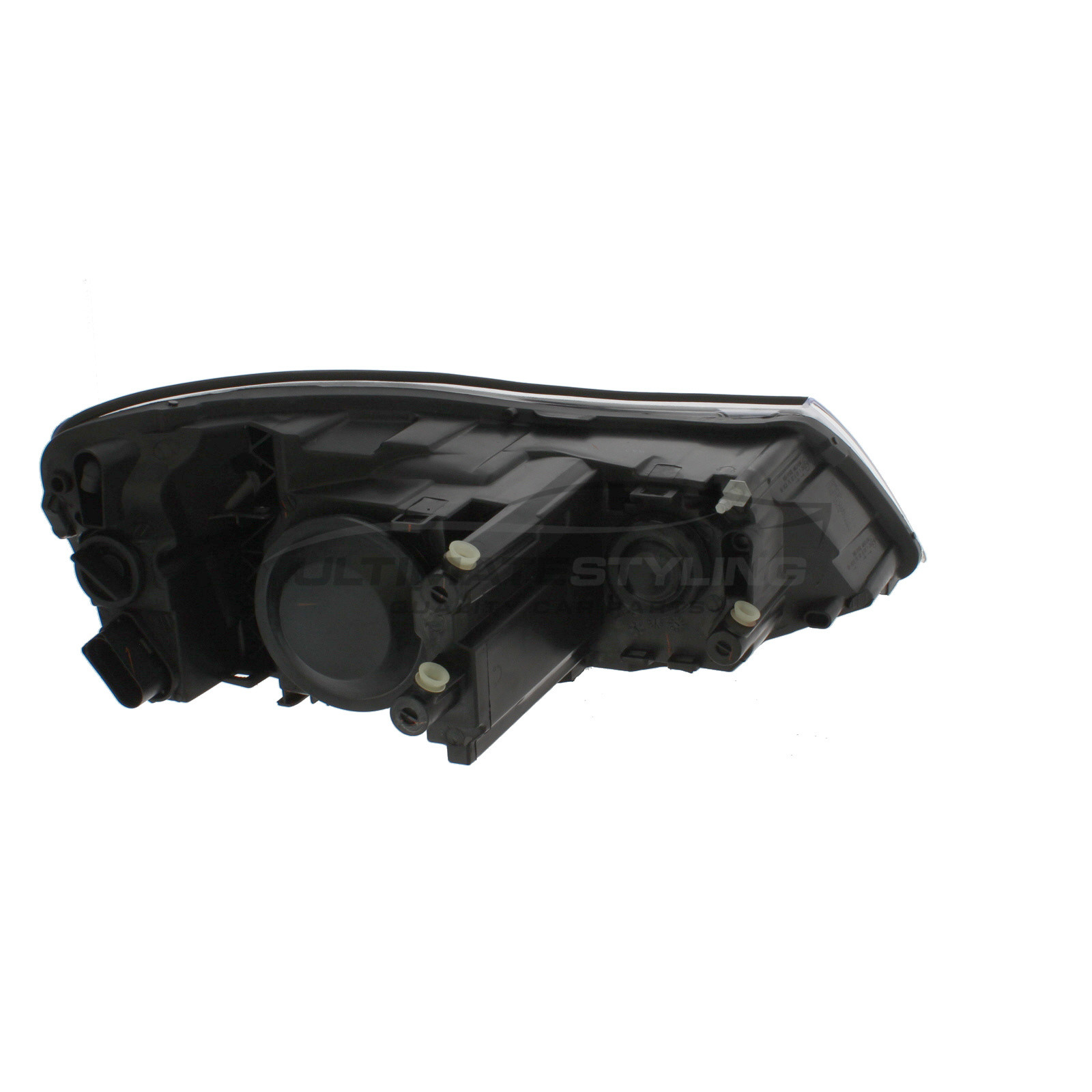 Skoda Octavia 2009-2013 Halogen, Electric With Motor, Chrome Headlight / Headlamp Passengers Side (LH)