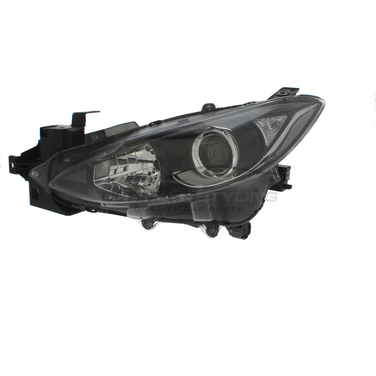 Mazda 3 2013-2017 - Headlight / Headlamp - Black Inner - Passenger Side Left Hand