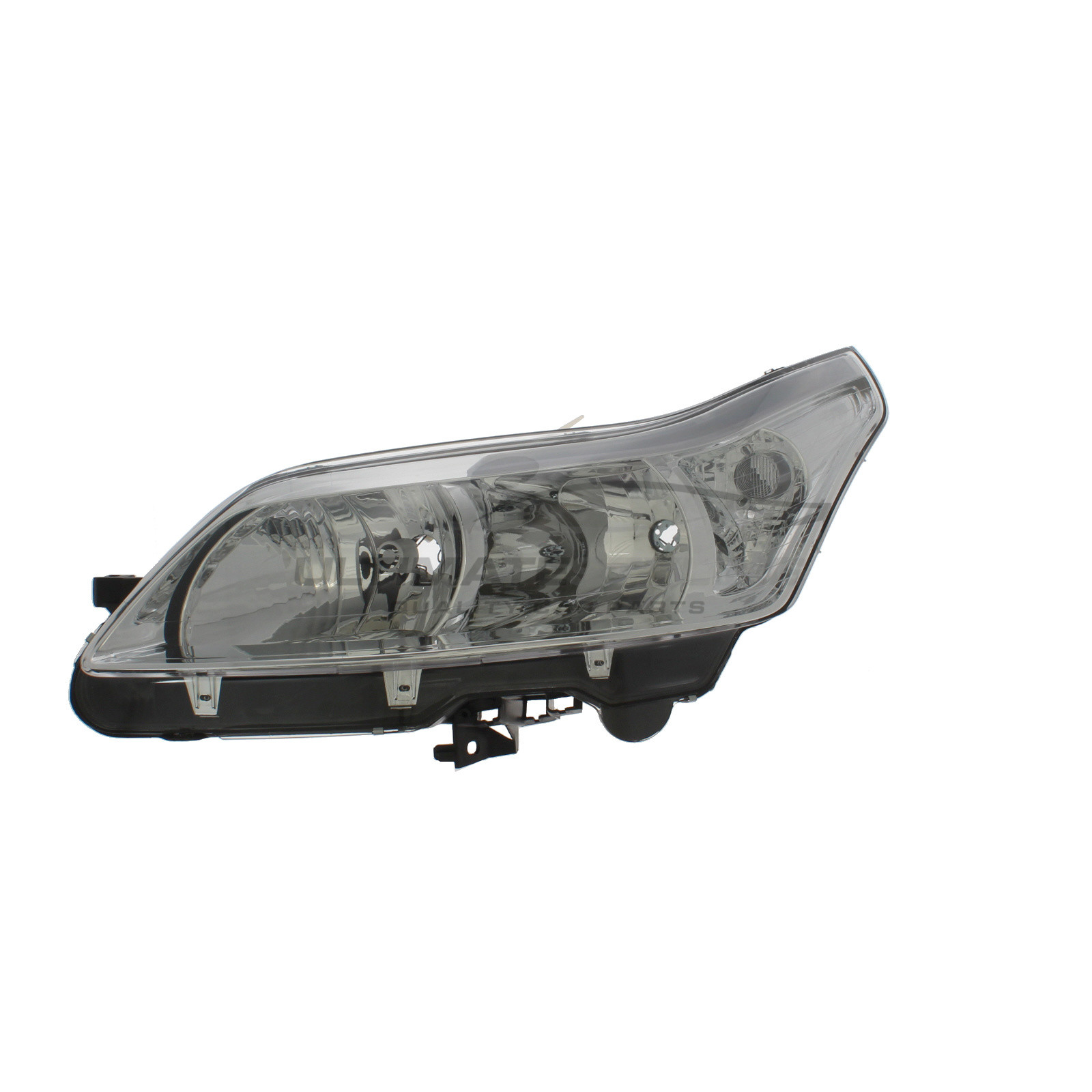 Citroen C4 2004-2010 Halogen, Electric With Motor, Chrome Headlight / Headlamp Passengers Side (LH)