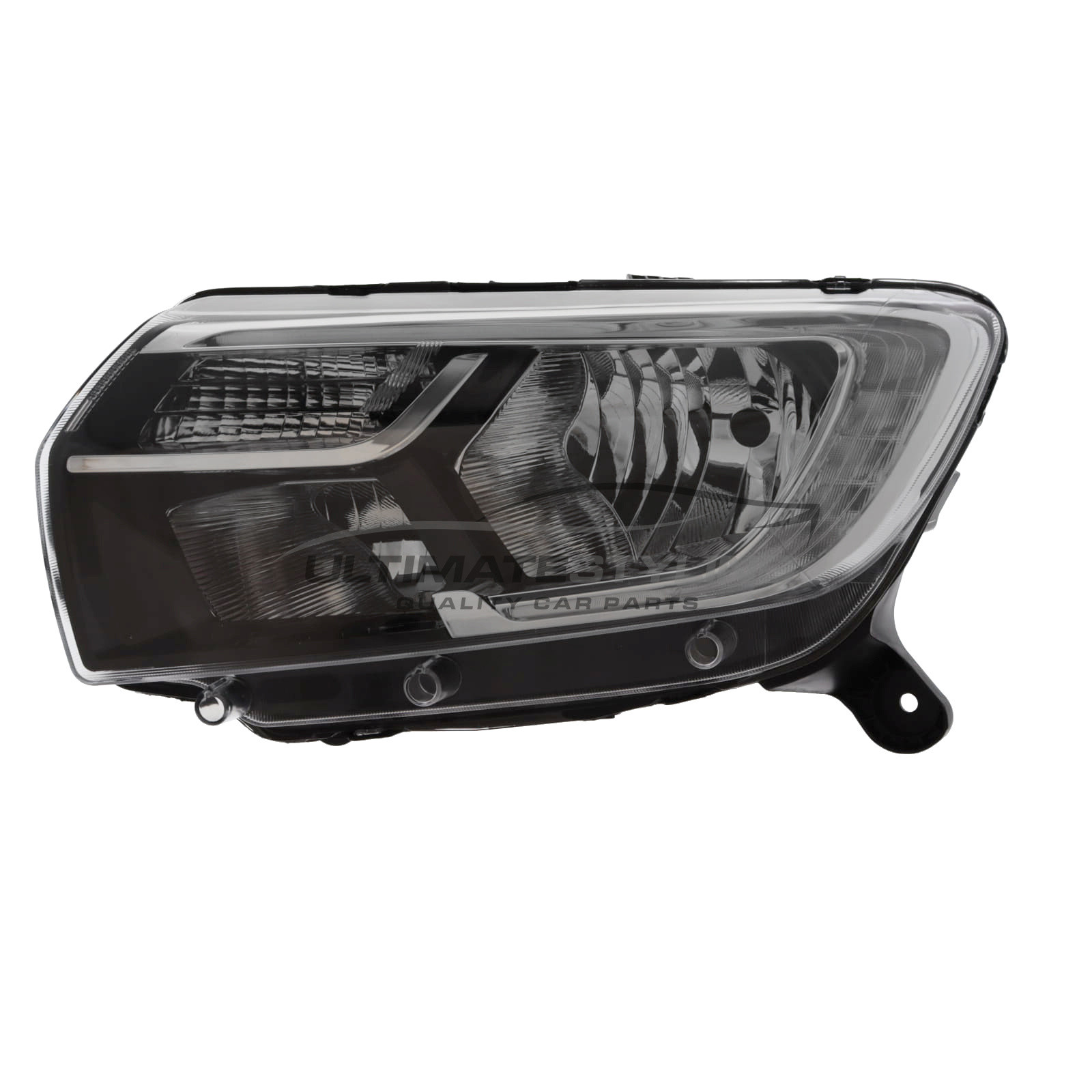 Dacia Sandero 2016-2022 - Headlight / Headlamp - Integrated LED Daytime Running Lamp - Passenger Side Left Hand