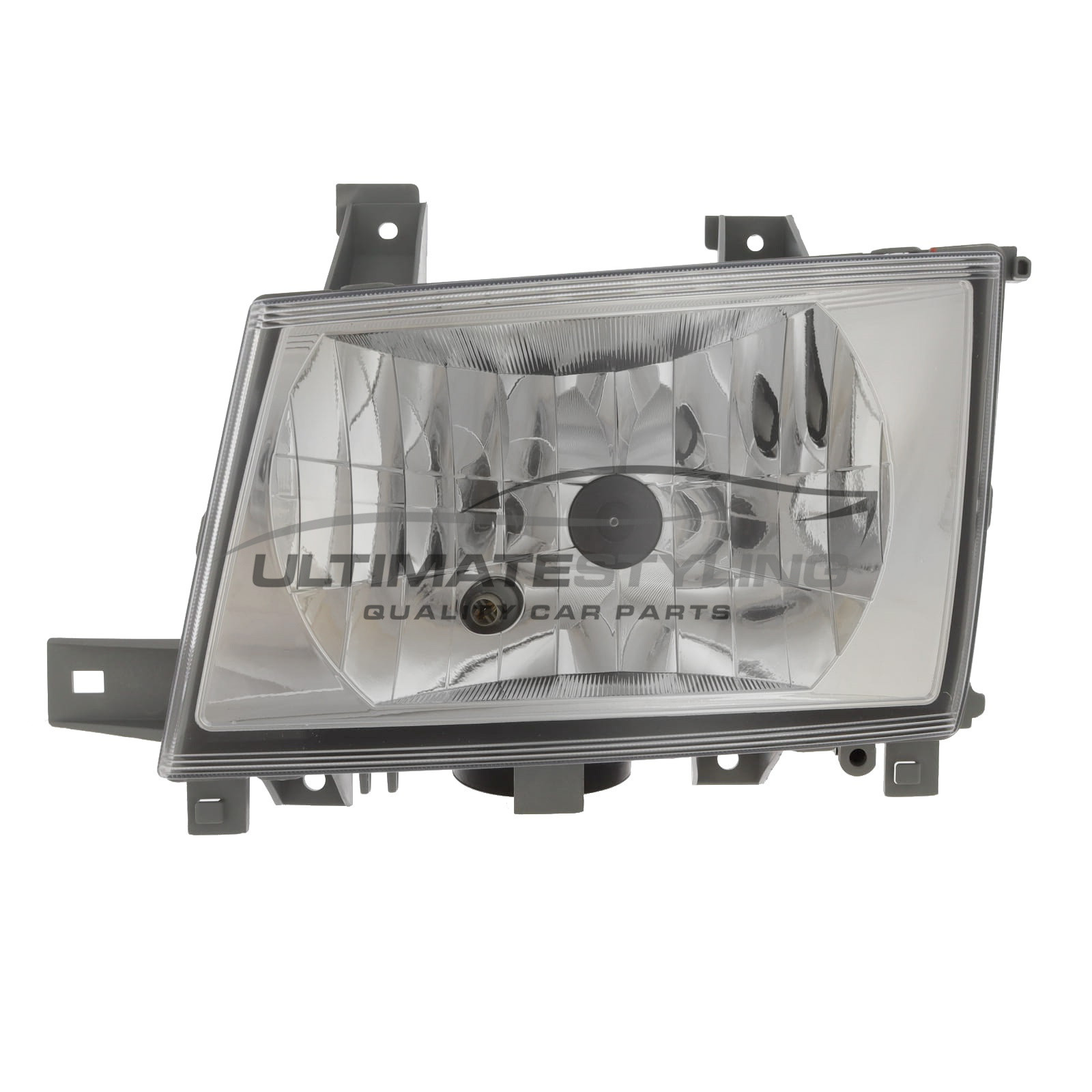 Mitsubishi Canter 2012-> Halogen, Electric Without Motor, Chrome Headlight / Headlamp Passengers Side (LH)