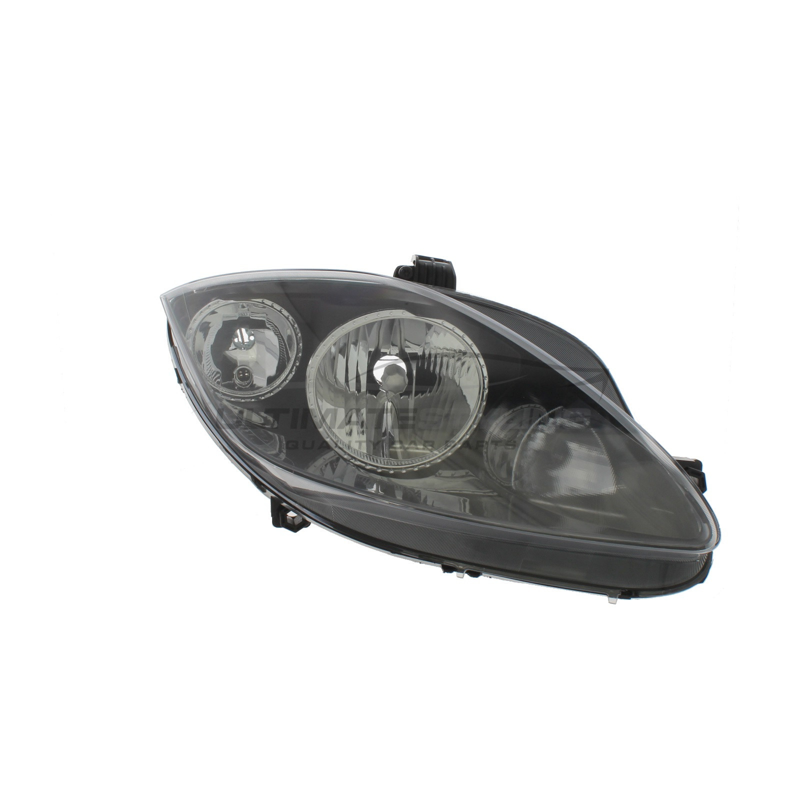 Seat Altea 2009-2015, Leon 2009-2013 Halogen, Electric Without Motor, Black Headlight / Headlamp Drivers Side (RH)