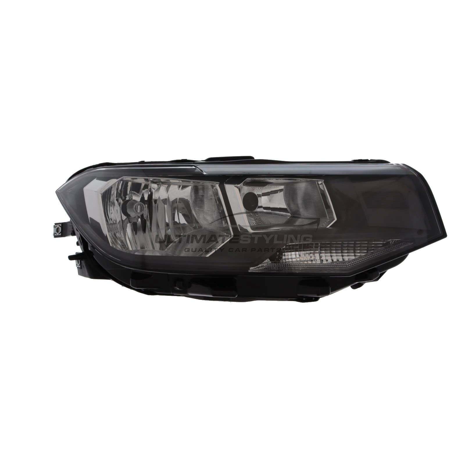 VW T-Cross 2019-2024 Twin Reflector Type Headlight / Headlamp With Black Inner For Drivers Side Right Hand