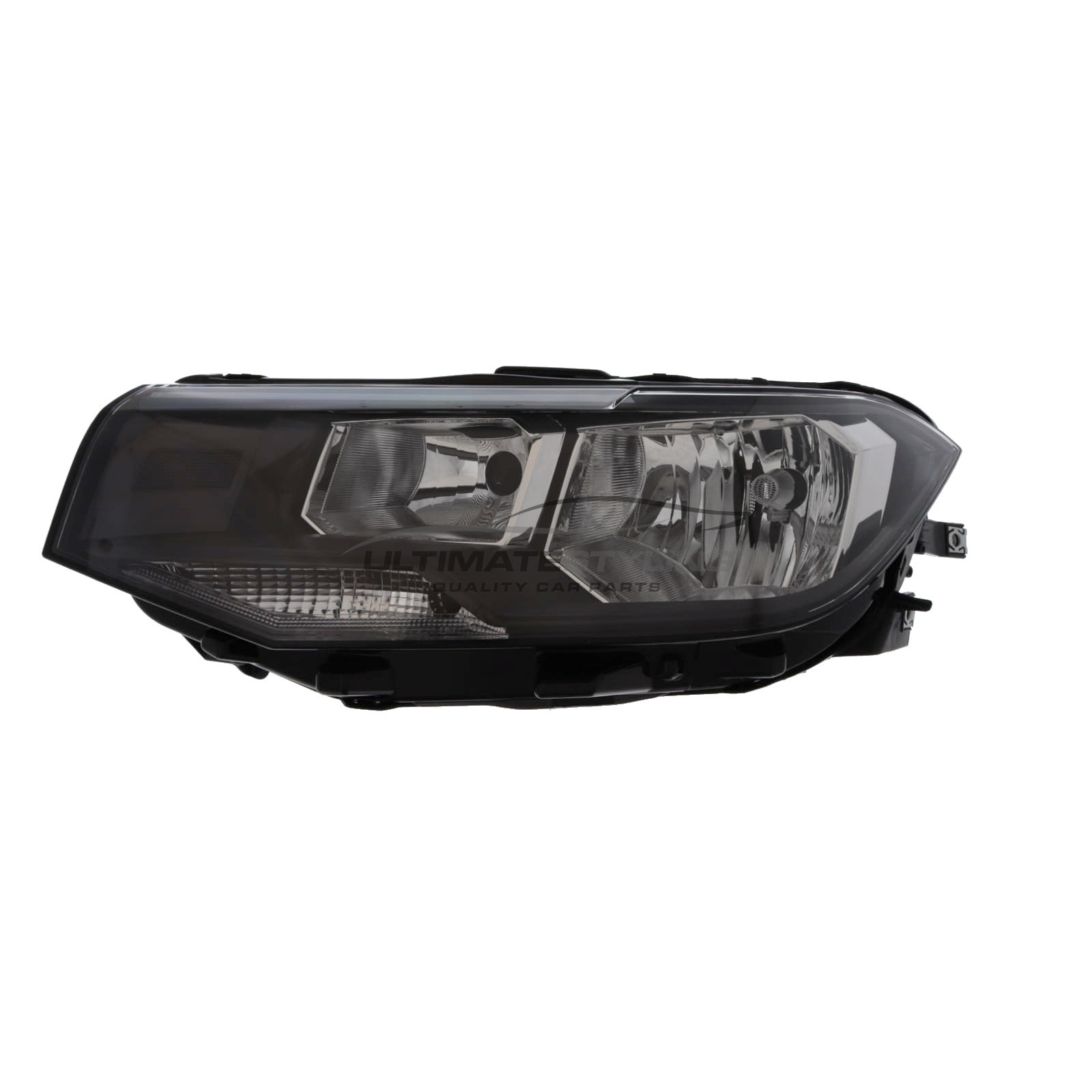 VW T-Cross 2019-2024 Twin Reflector Type Headlight / Headlamp With Black Inner For Passenger Side Left Hand