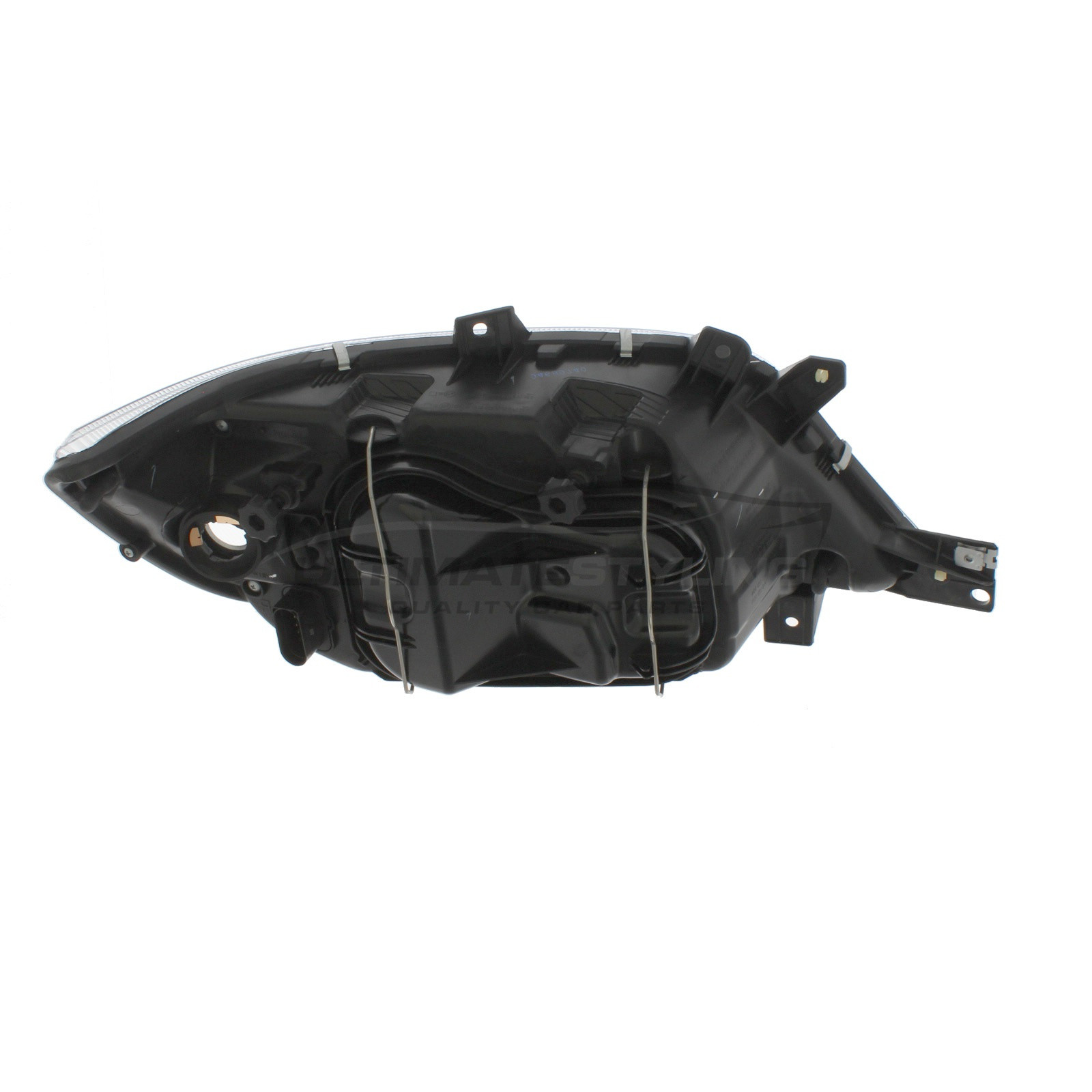 Mercedes Benz Sprinter 2000-2003 Halogen, Electric Without Motor, Chrome Headlight / Headlamp (Excludes Fog Lamp) Passengers Side (LH)