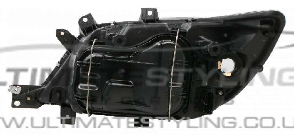 Mercedes Benz Sprinter 2003-2006 Halogen, Electric Without Motor, Chrome Headlight / Headlamp (Excludes Fog Lamp) Drivers Side (RH)