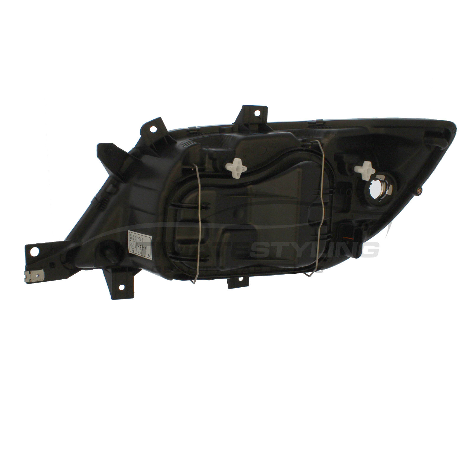 Mercedes Benz Sprinter 2003-2006 Halogen, Electric Without Motor, Chrome Headlight / Headlamp (Includes Fog Lamp) Drivers Side (RH)