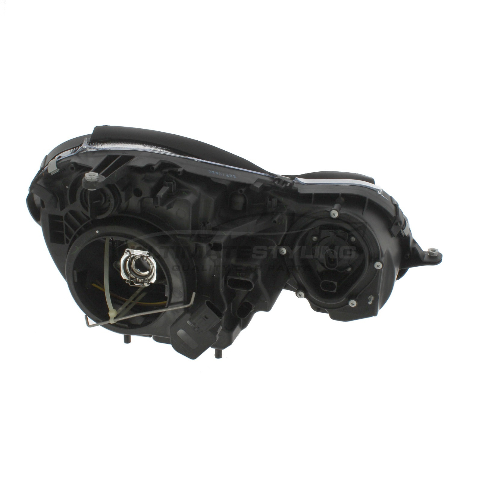 Mercedes Benz E Class 2002-2006 Halogen, Electric With Motor, Chrome Headlight / Headlamp Passengers Side (LH)